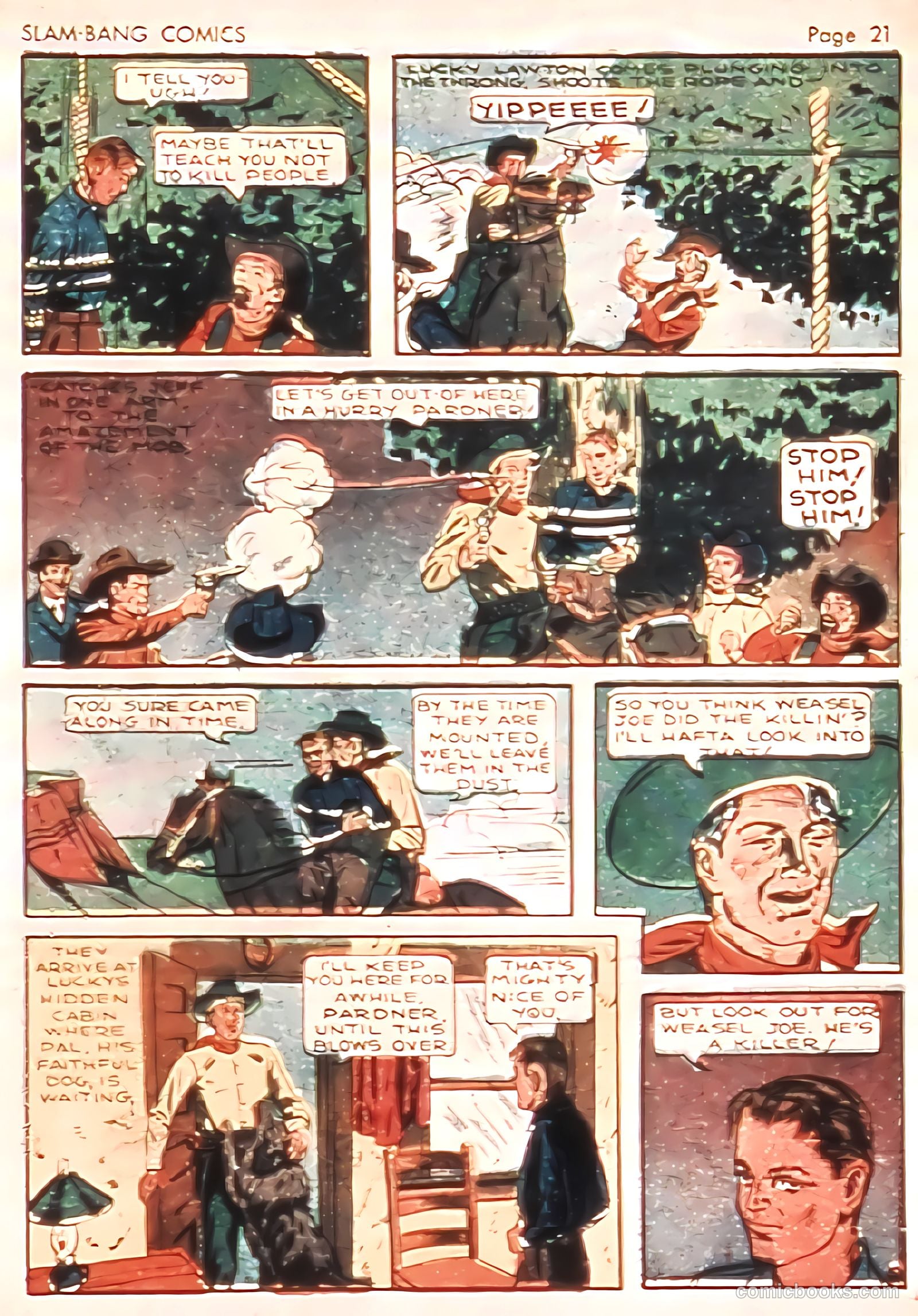 Slam-Bang Comics #3 (1940) — page 23 of 69