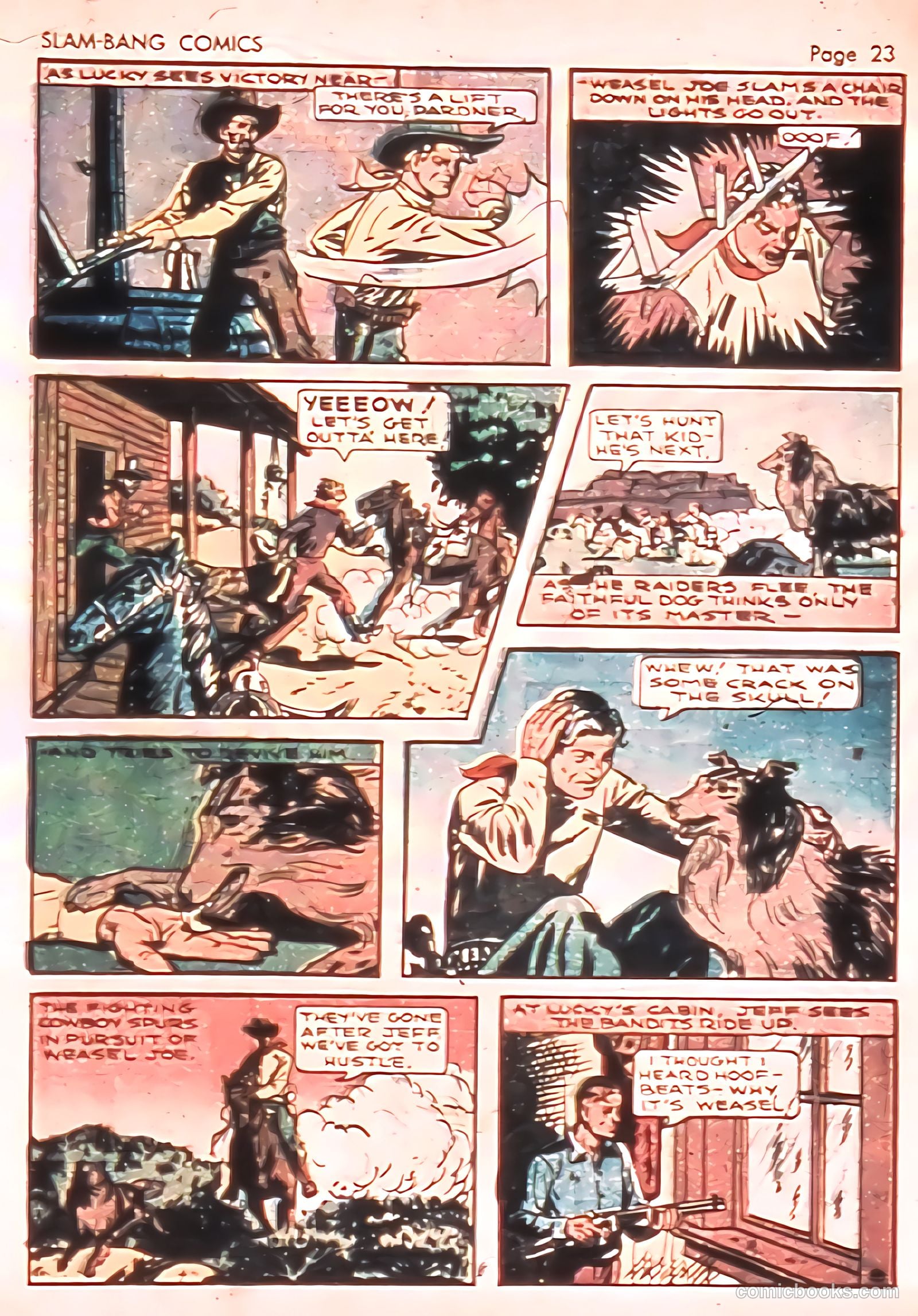 Slam-Bang Comics #3 (1940) — page 25 of 69