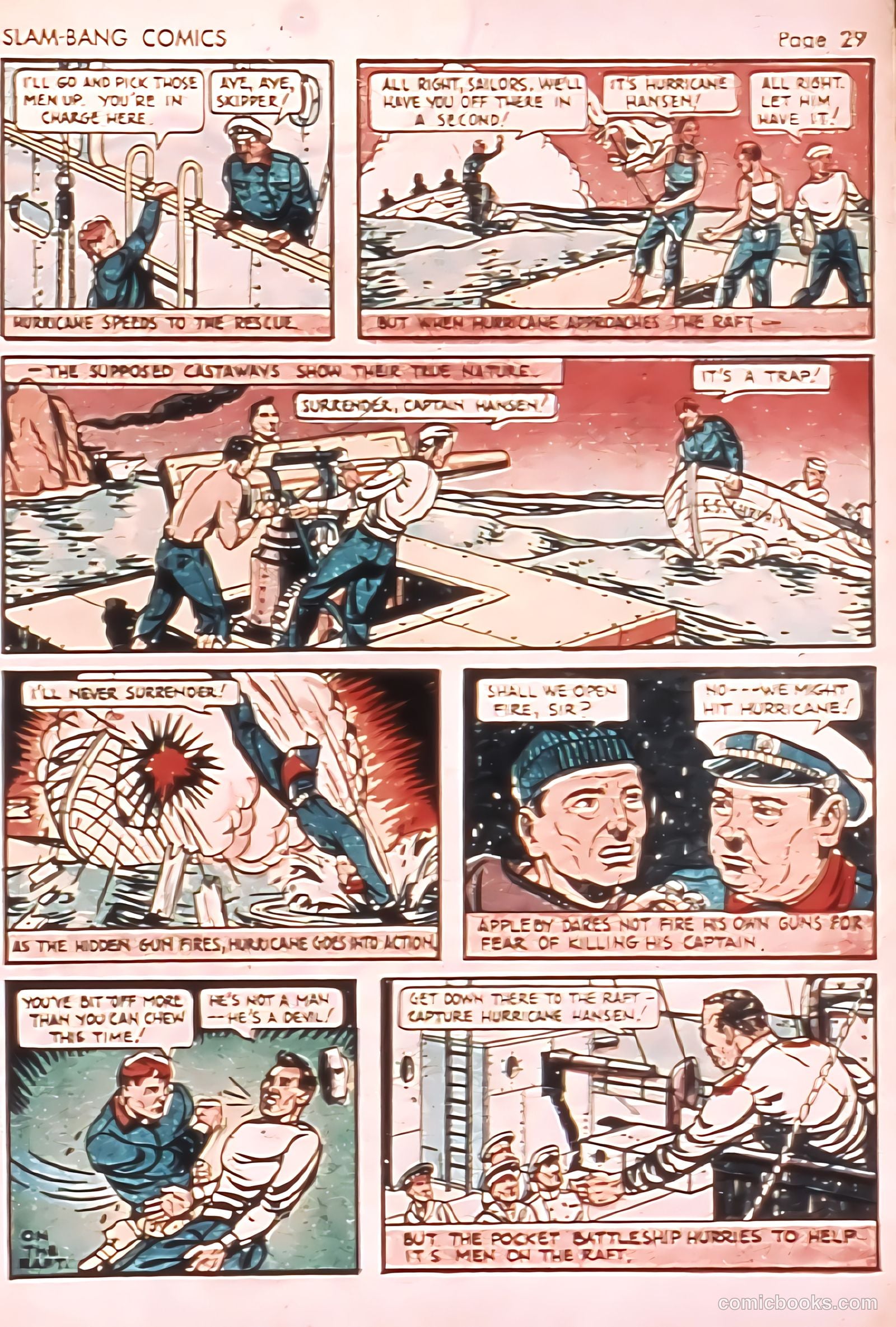 Slam-Bang Comics #3 (1940) — page 31 of 69