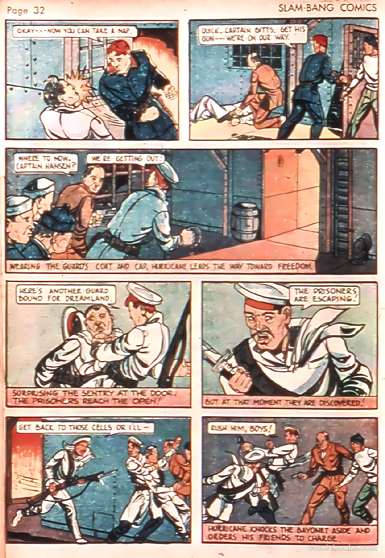 Slam-Bang Comics #3 (1940) — page 34 of 69