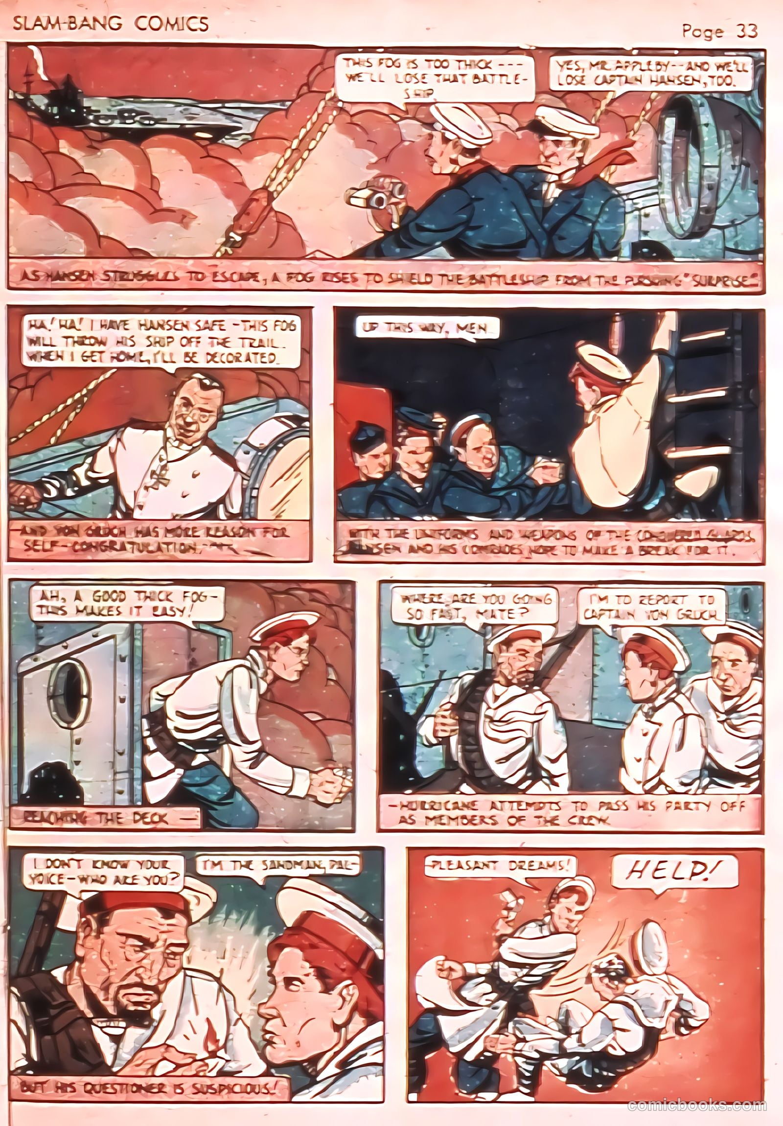 Slam-Bang Comics #3 (1940) — page 35 of 69