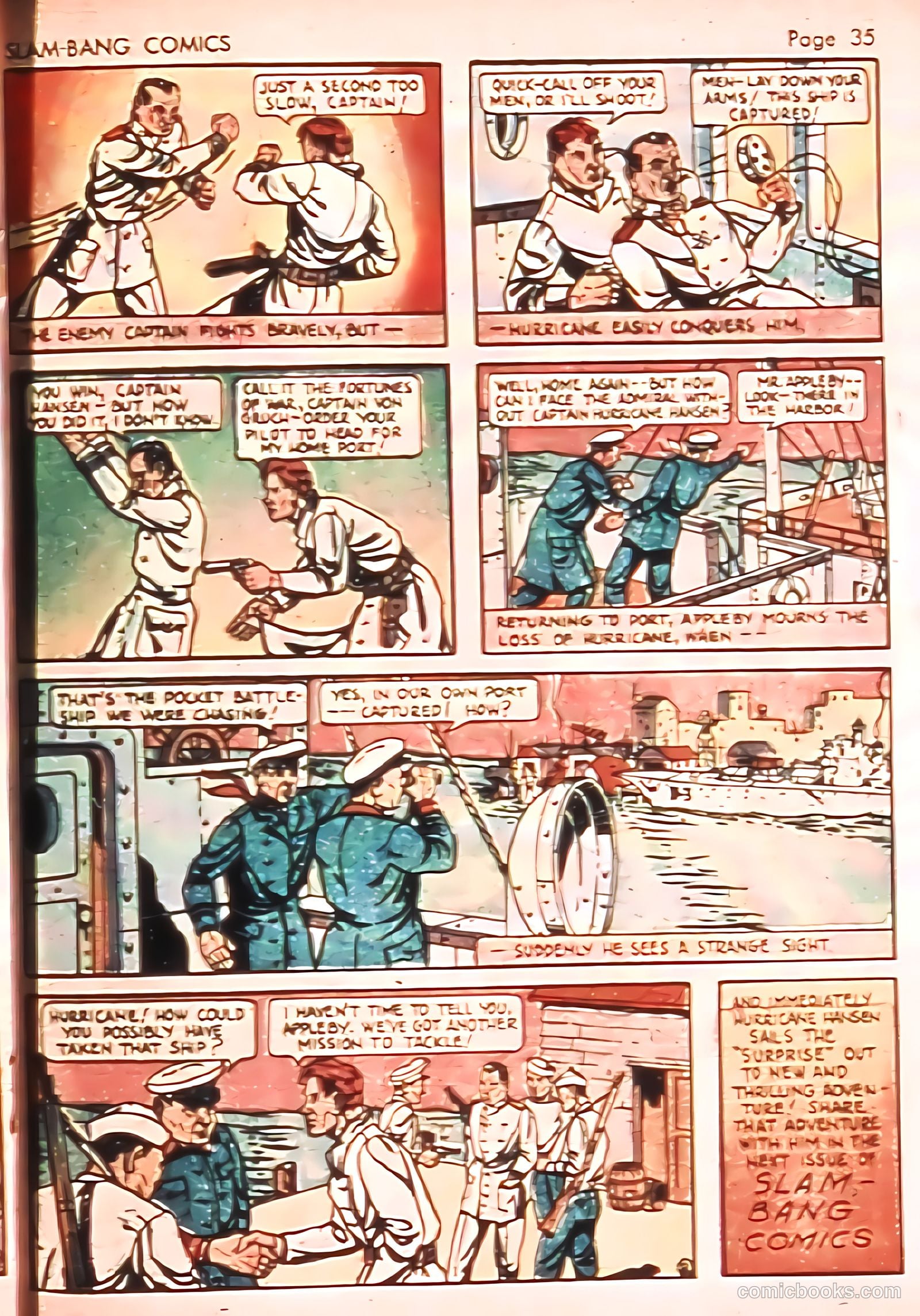 Slam-Bang Comics #3 (1940) — page 37 of 69