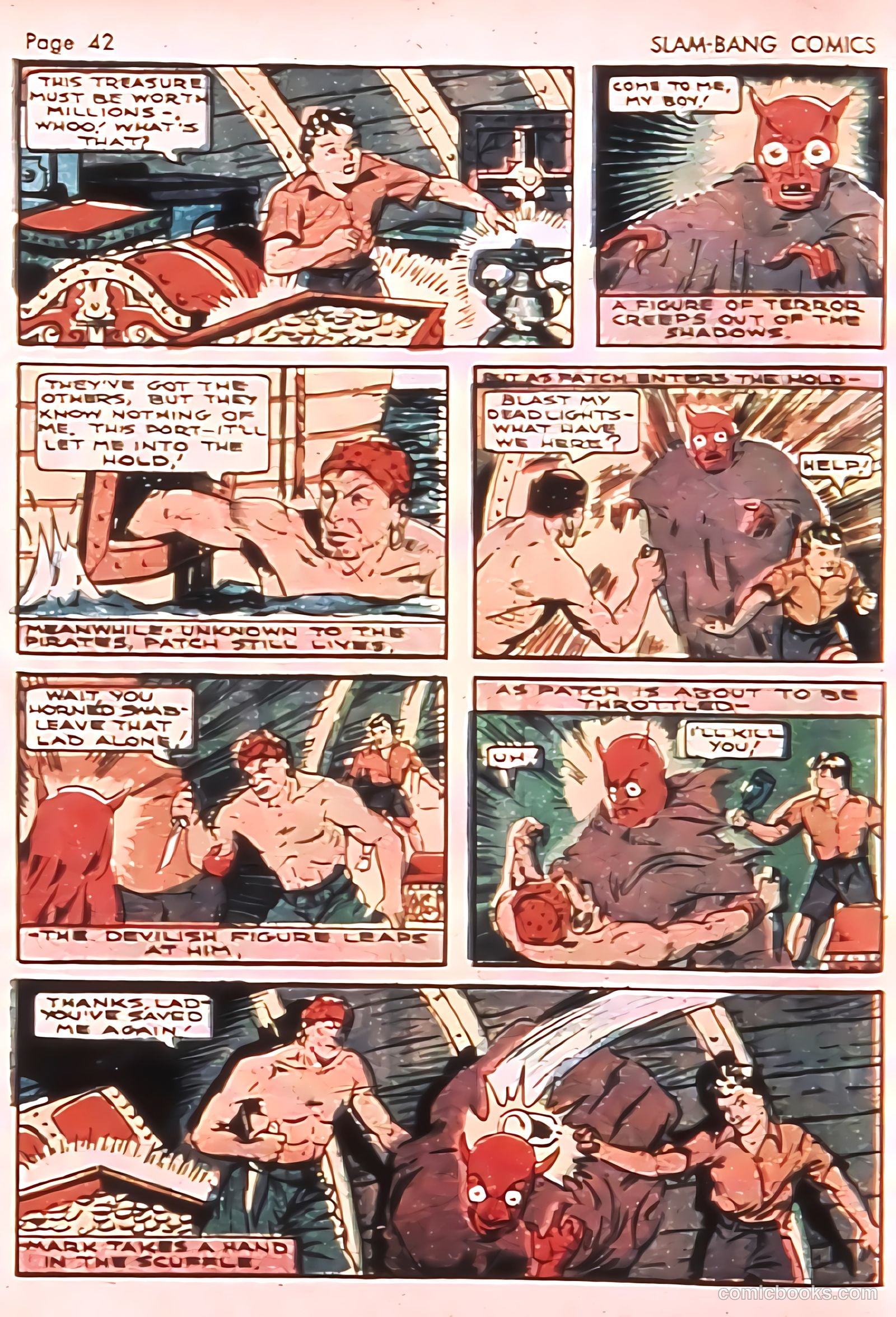 Slam-Bang Comics #3 (1940) — page 44 of 69