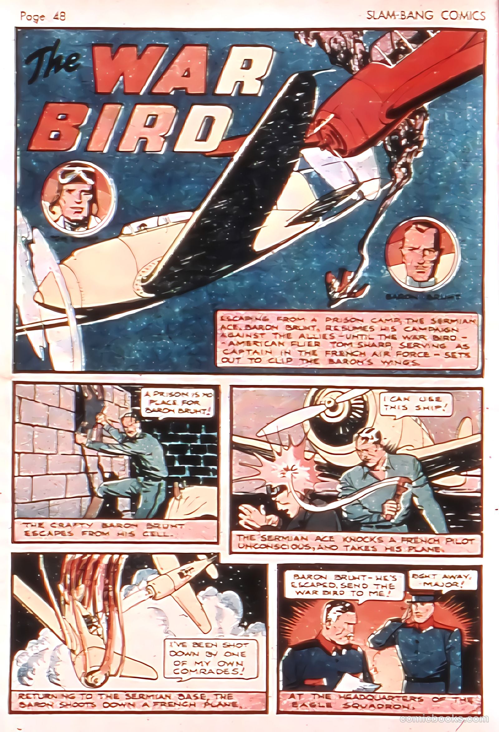 Slam-Bang Comics #3 (1940) — page 50 of 69