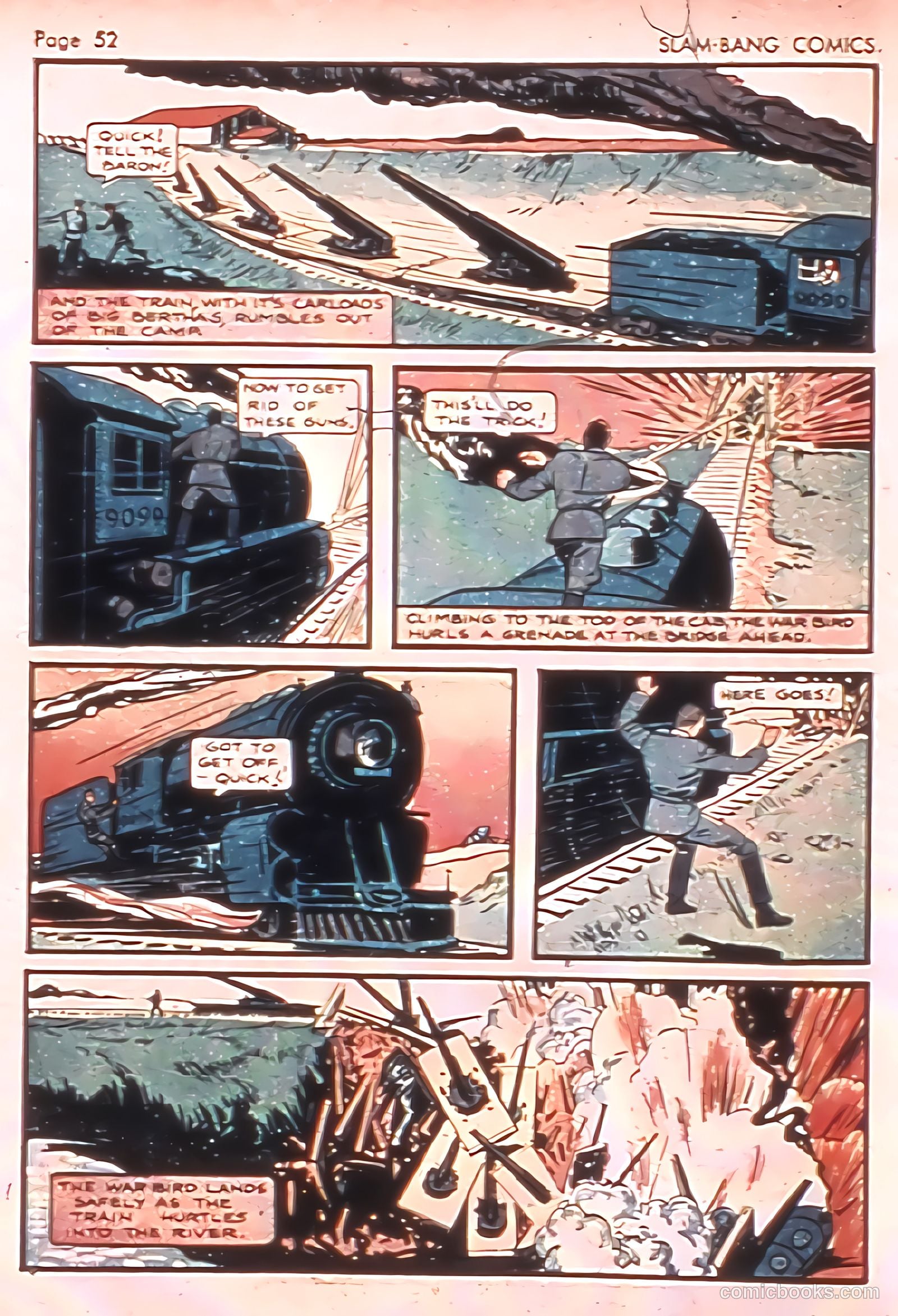 Slam-Bang Comics #3 (1940) — page 54 of 69