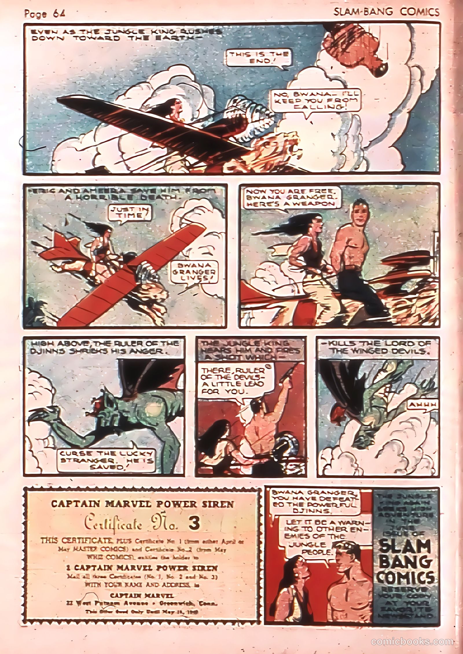 Slam-Bang Comics #3 (1940) — page 66 of 69