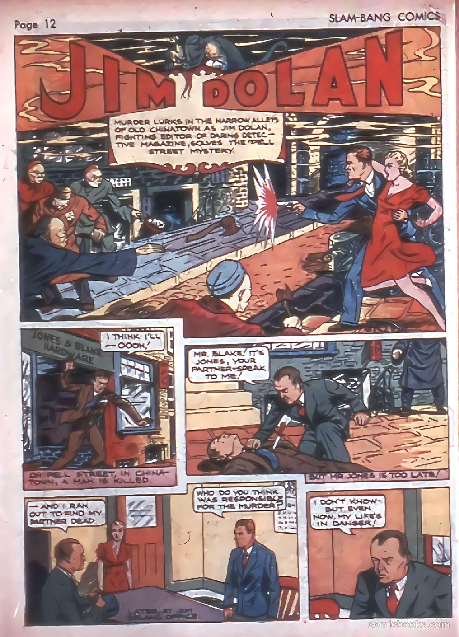 Slam-Bang Comics #4 (1940) — page 14 of 68