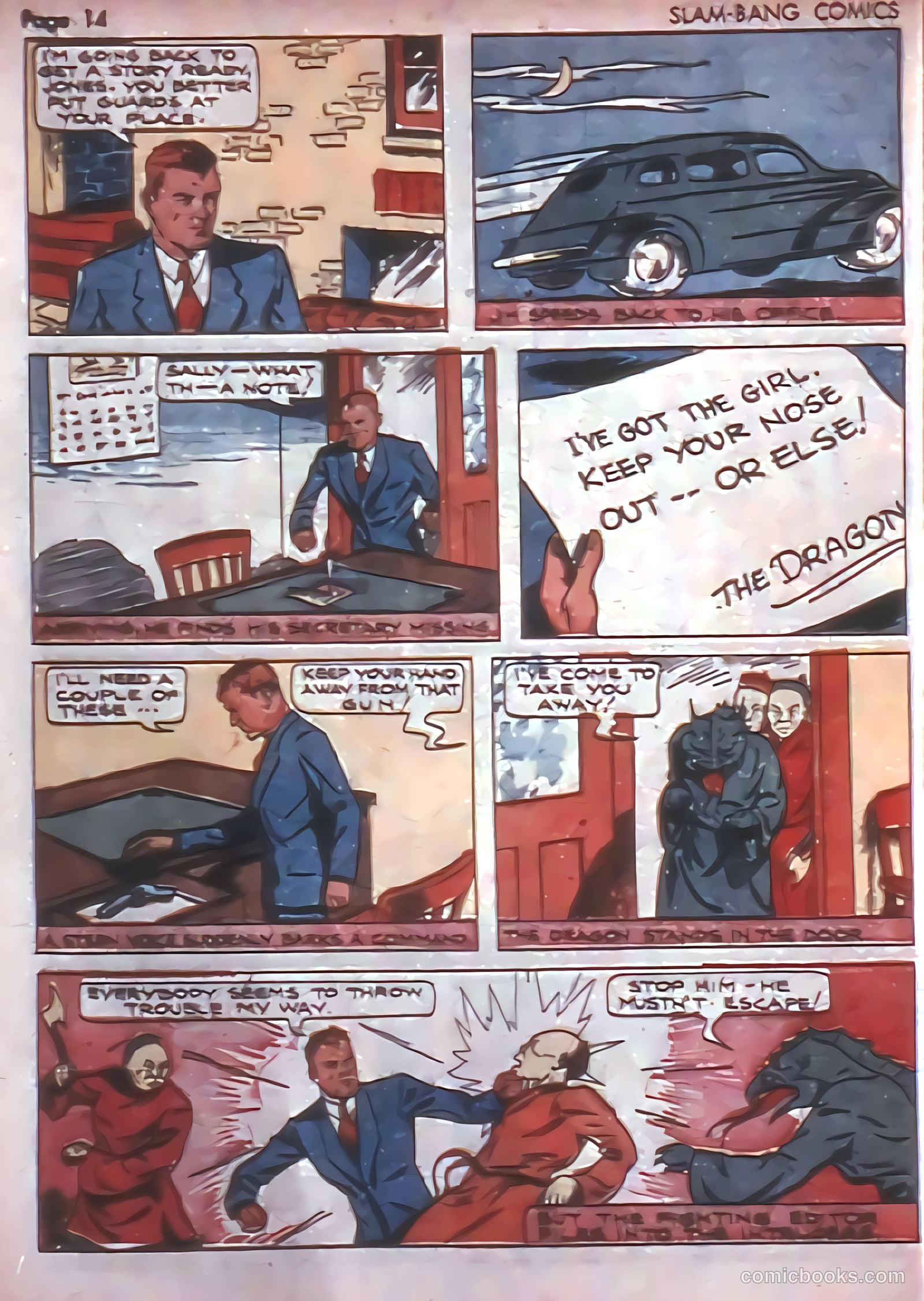 Slam-Bang Comics #4 (1940) — page 16 of 68