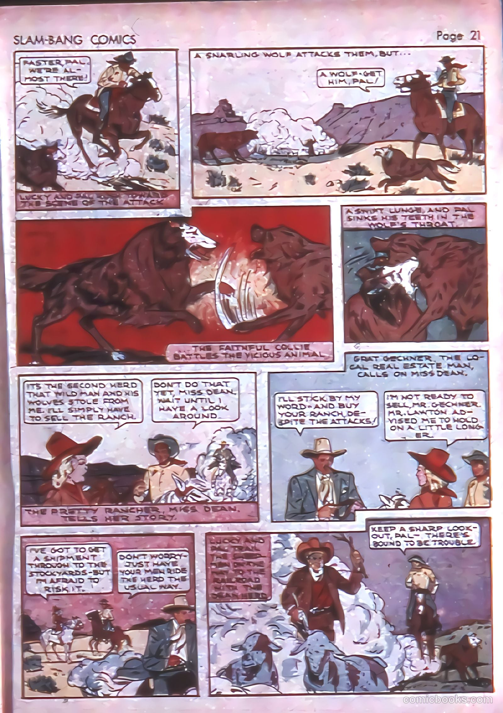 Slam-Bang Comics #4 (1940) — page 23 of 68