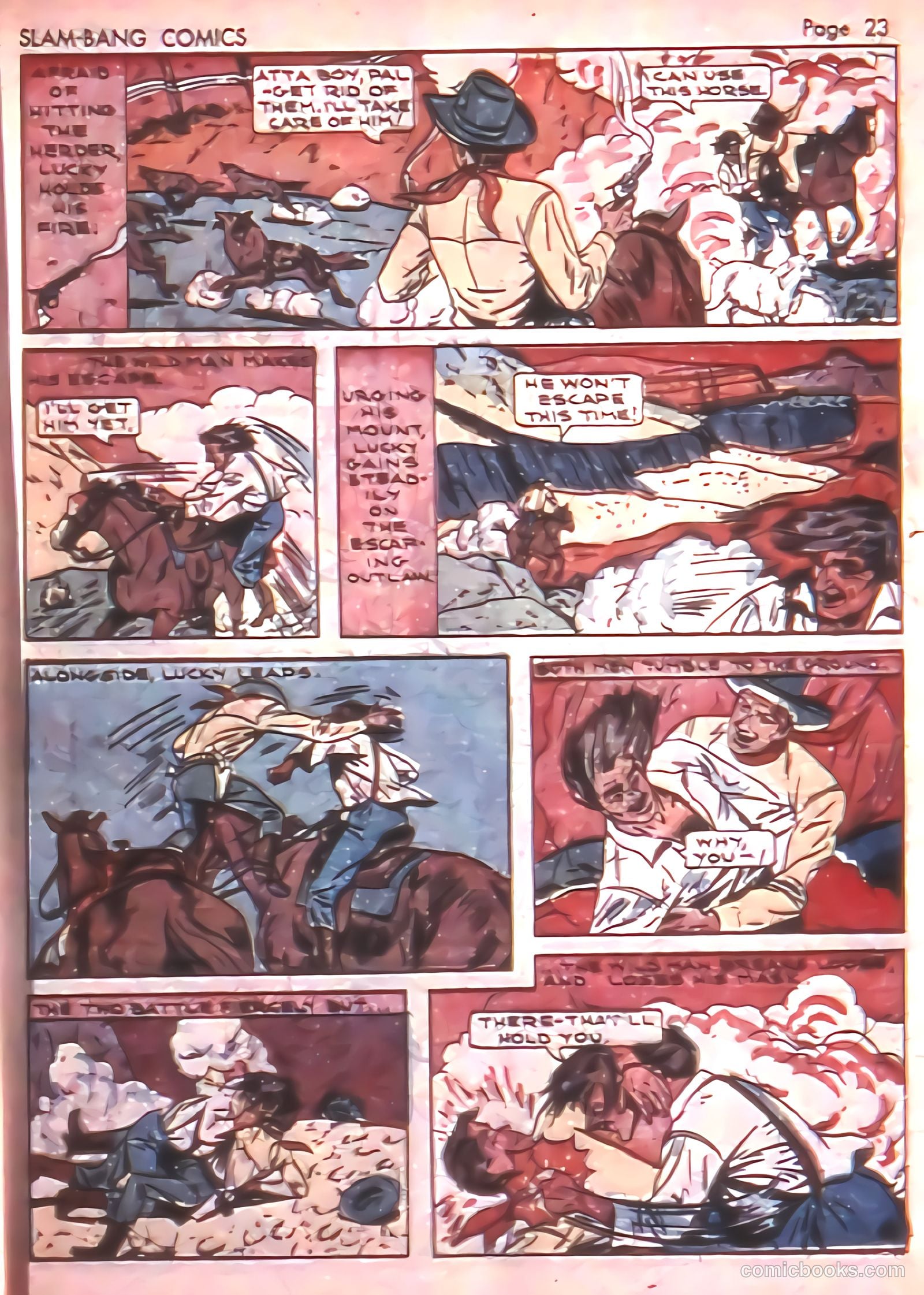 Slam-Bang Comics #4 (1940) — page 25 of 68