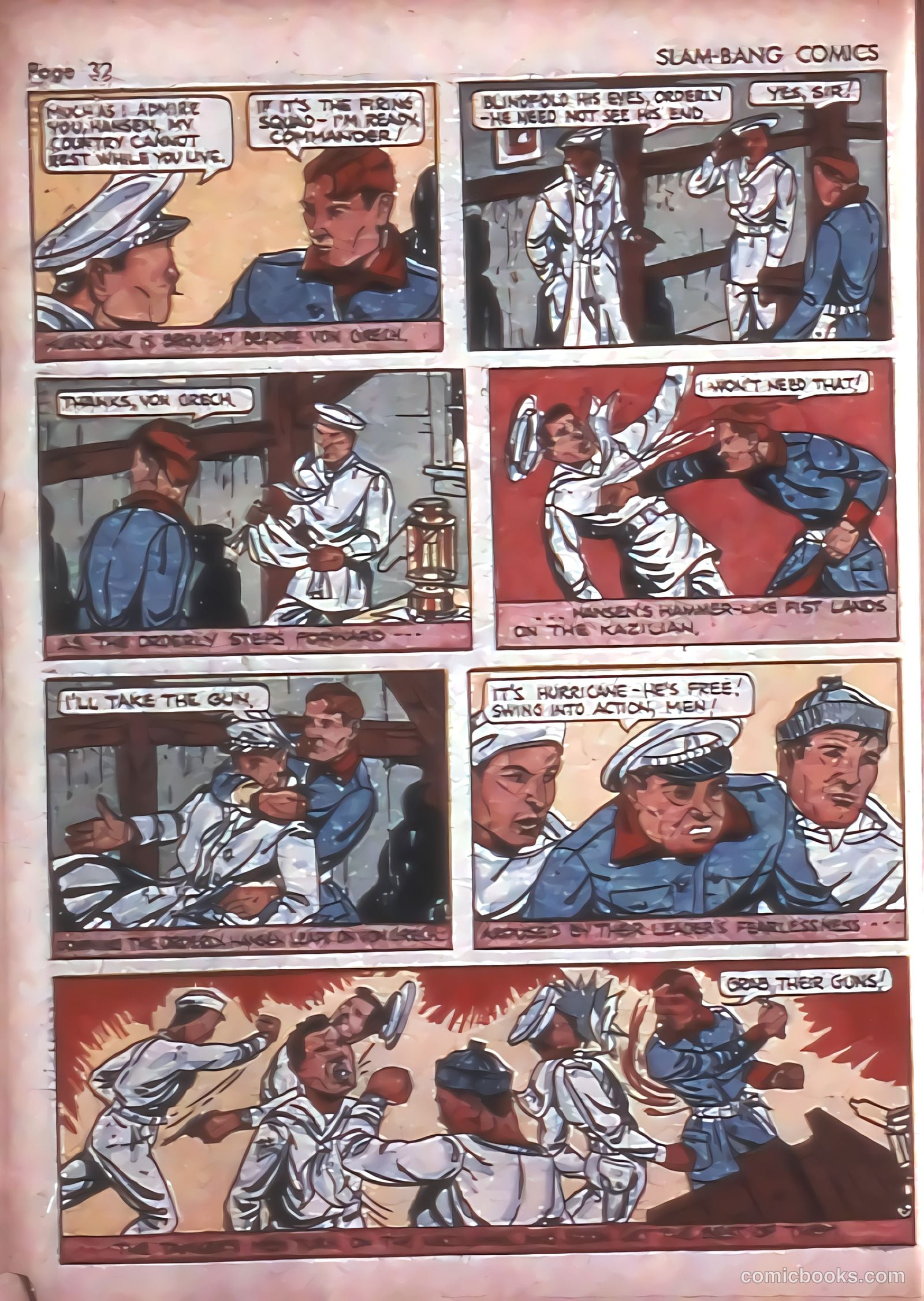 Slam-Bang Comics #4 (1940) — page 34 of 68
