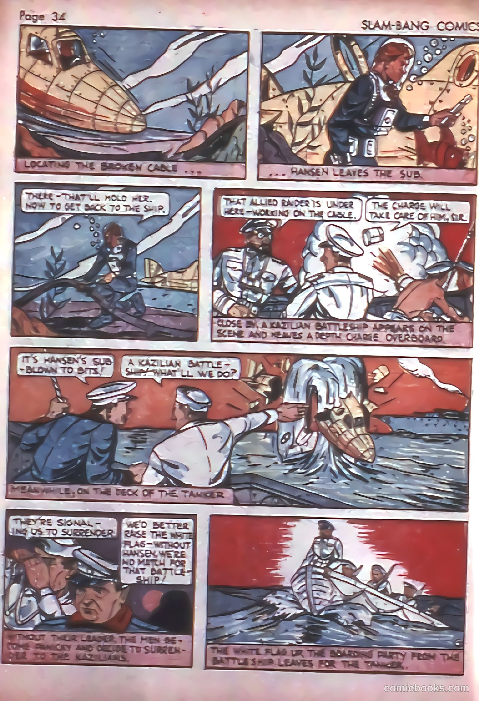 Slam-Bang Comics #4 (1940) — page 36 of 68