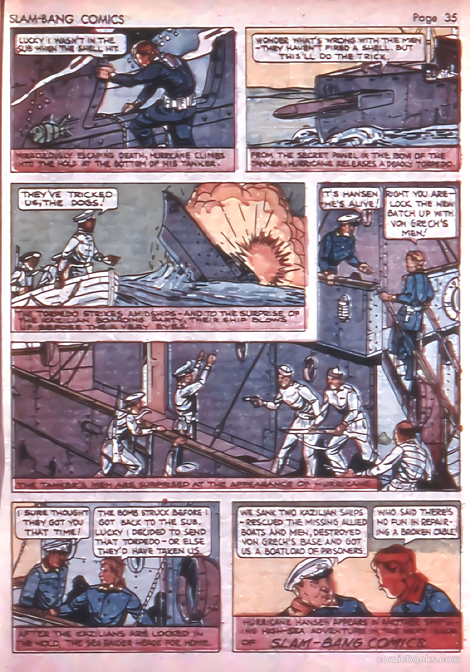 Slam-Bang Comics #4 (1940) — page 37 of 68