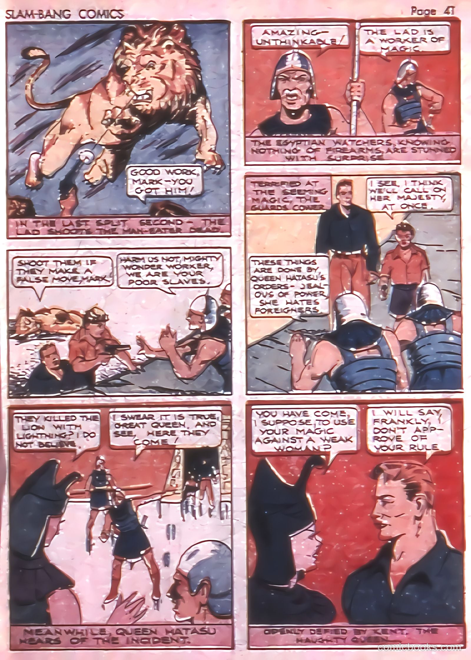 Slam-Bang Comics #4 (1940) — page 43 of 68
