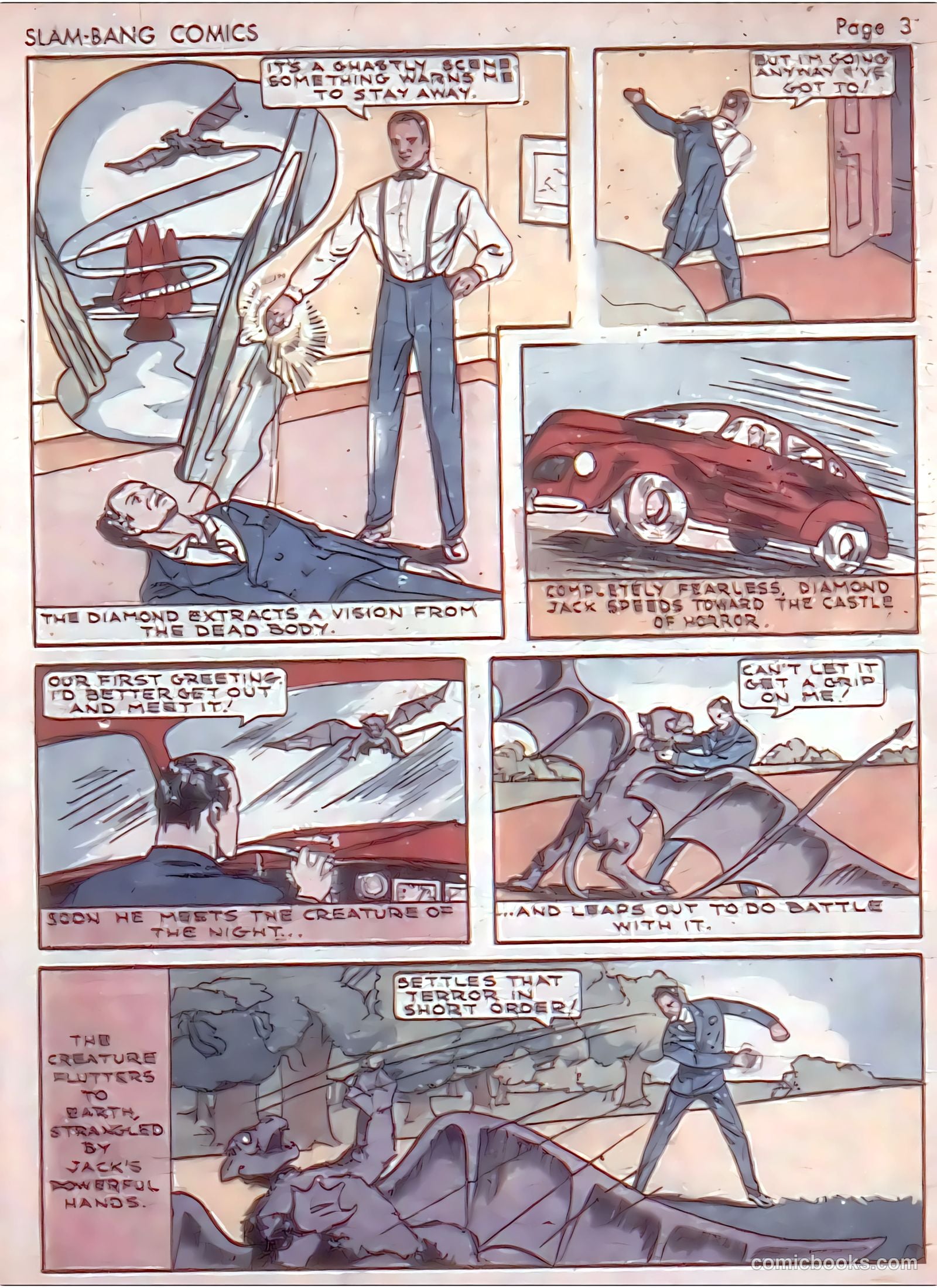 Slam-Bang Comics #5 (1940) — page 6 of 69