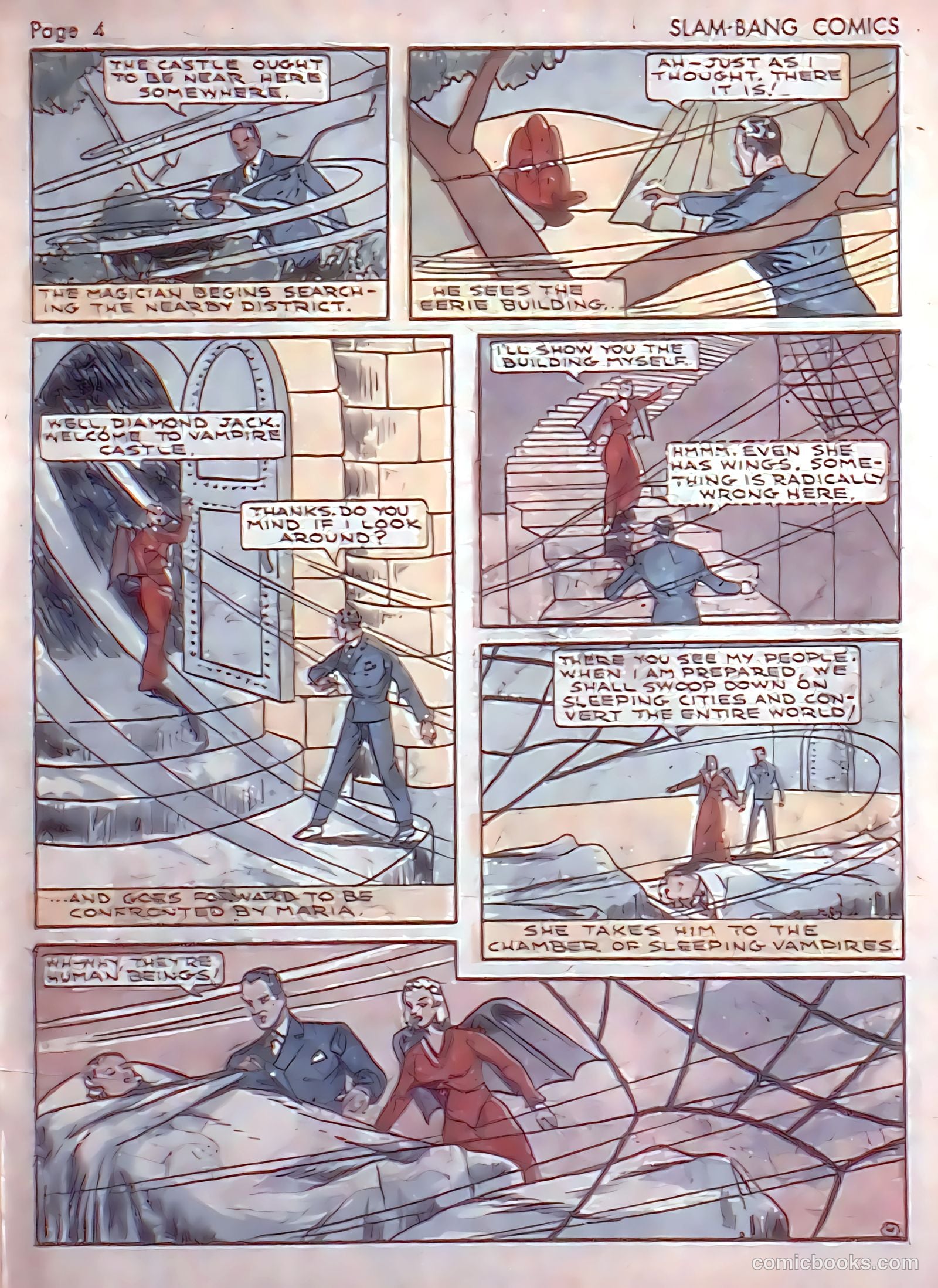 Slam-Bang Comics #5 (1940) — page 7 of 69