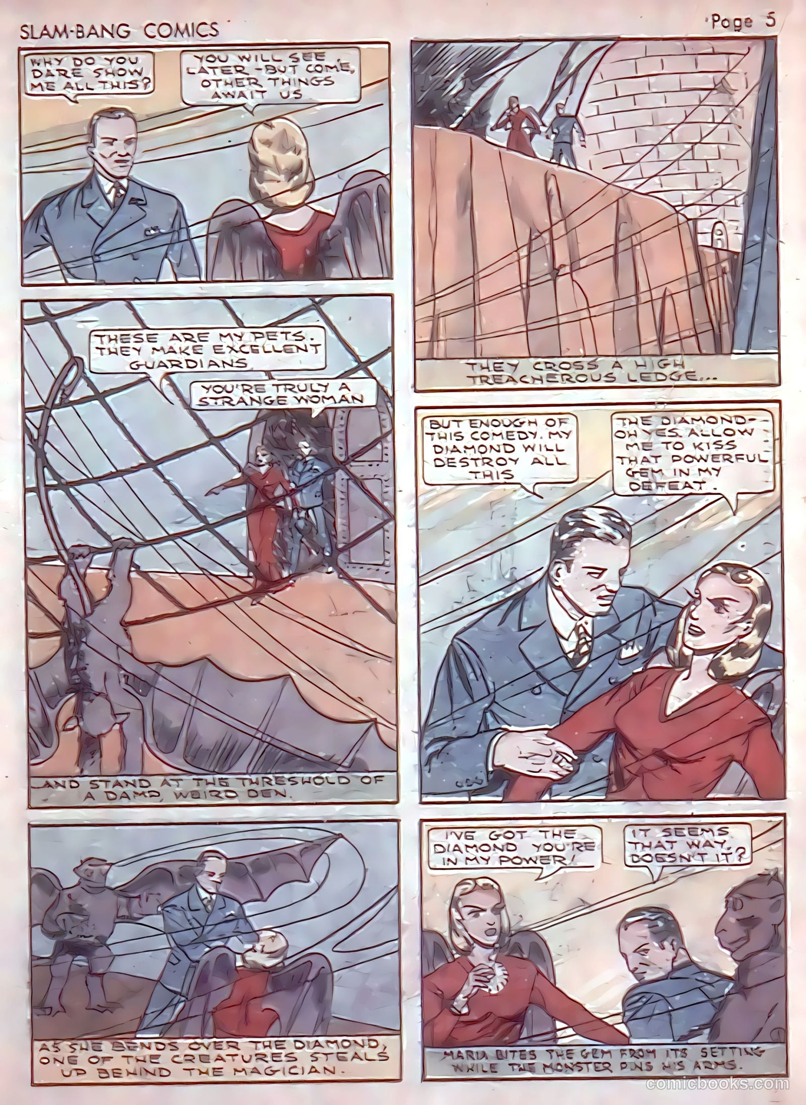 Slam-Bang Comics #5 (1940) — page 8 of 69
