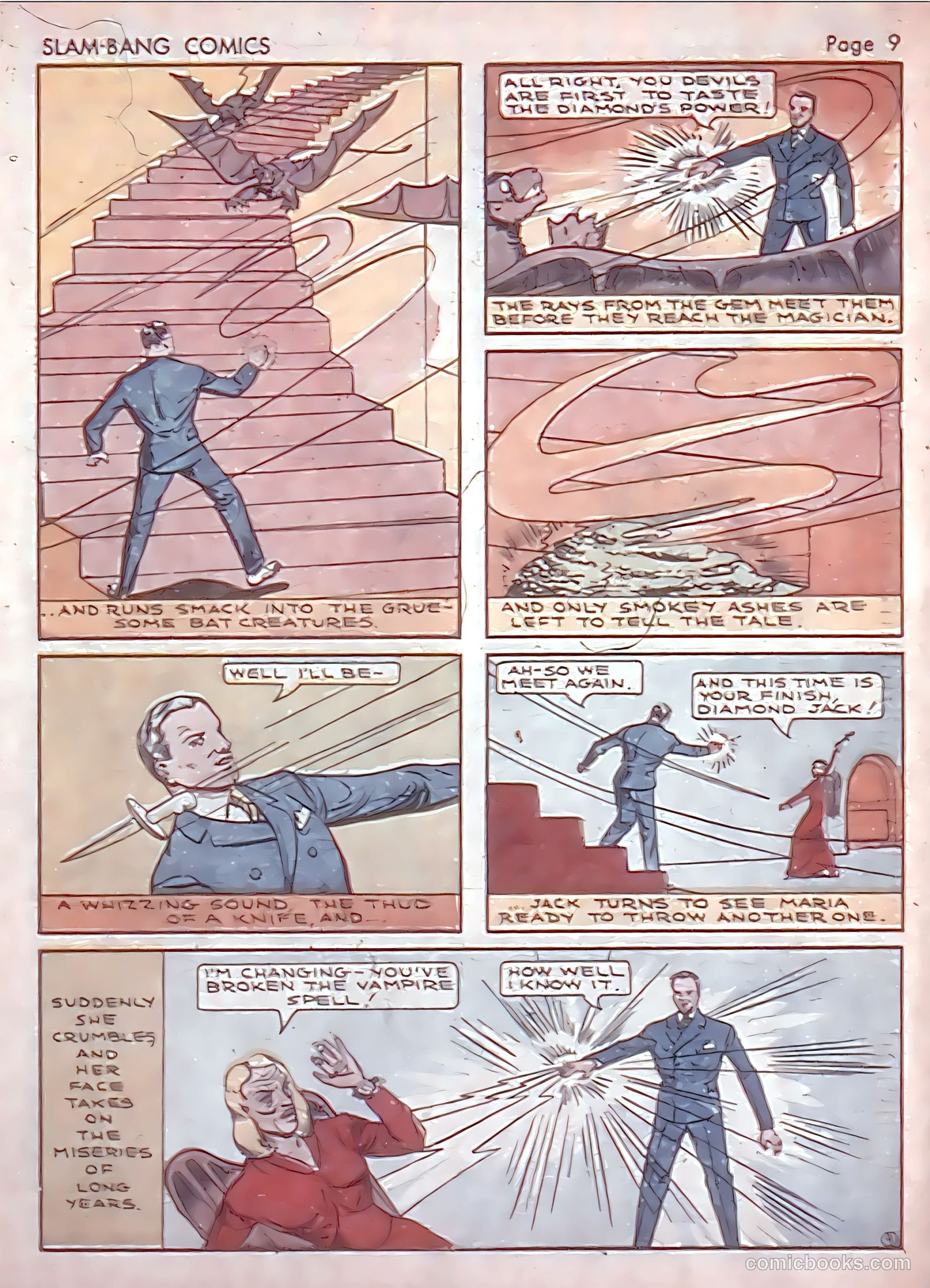 Slam-Bang Comics #5 (1940) — page 12 of 69