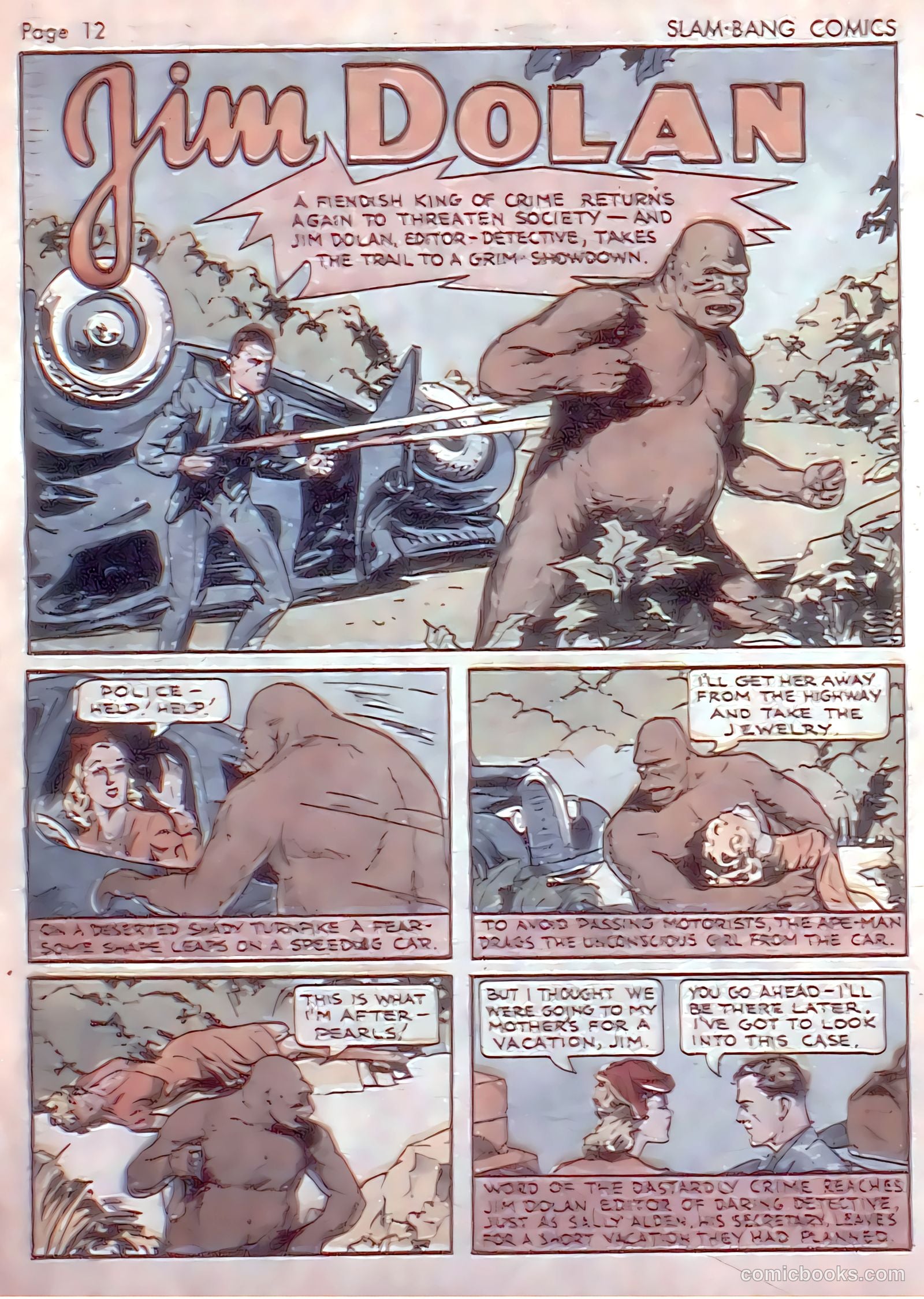 Slam-Bang Comics #5 (1940) — page 15 of 69