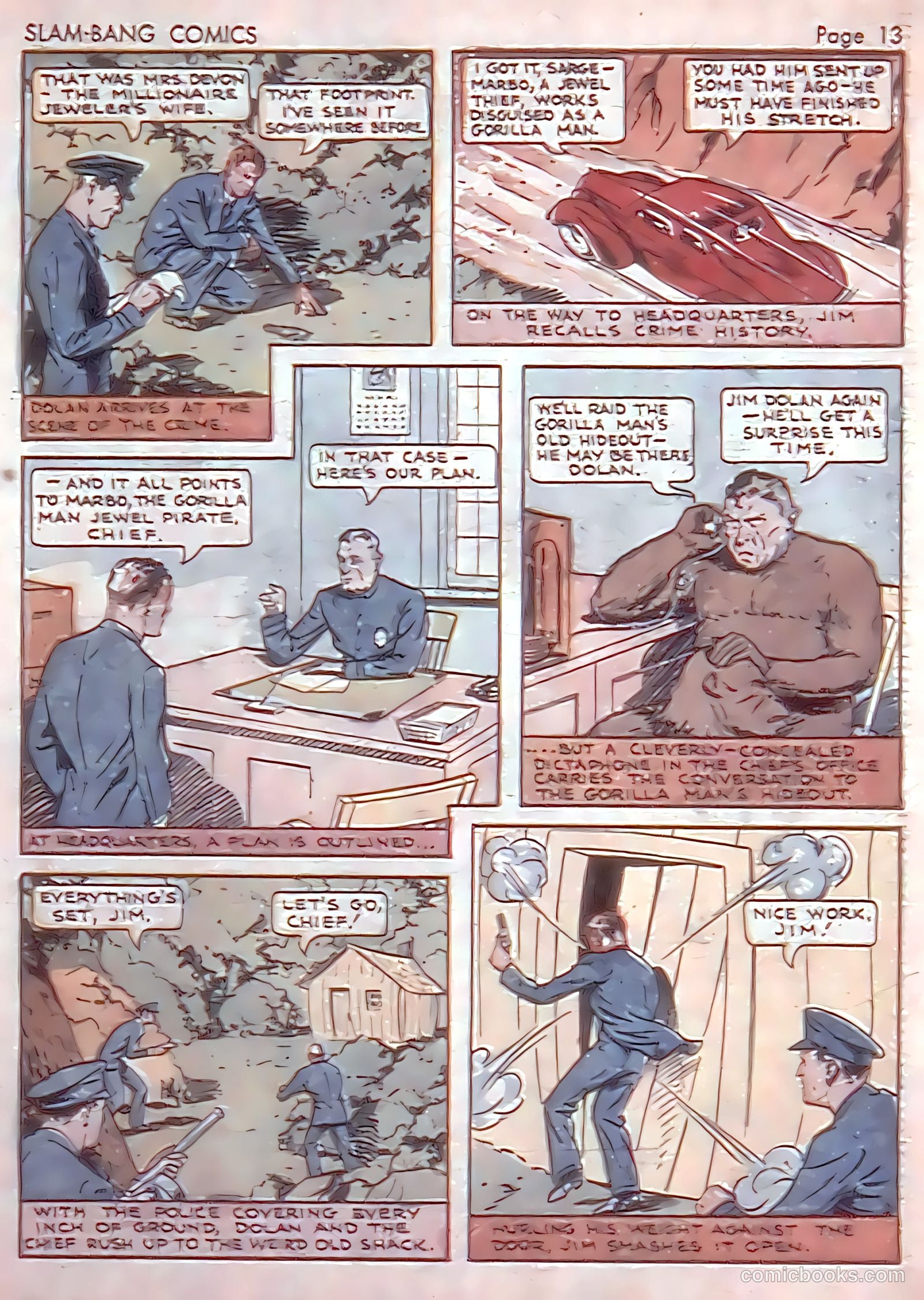 Slam-Bang Comics #5 (1940) — page 16 of 69