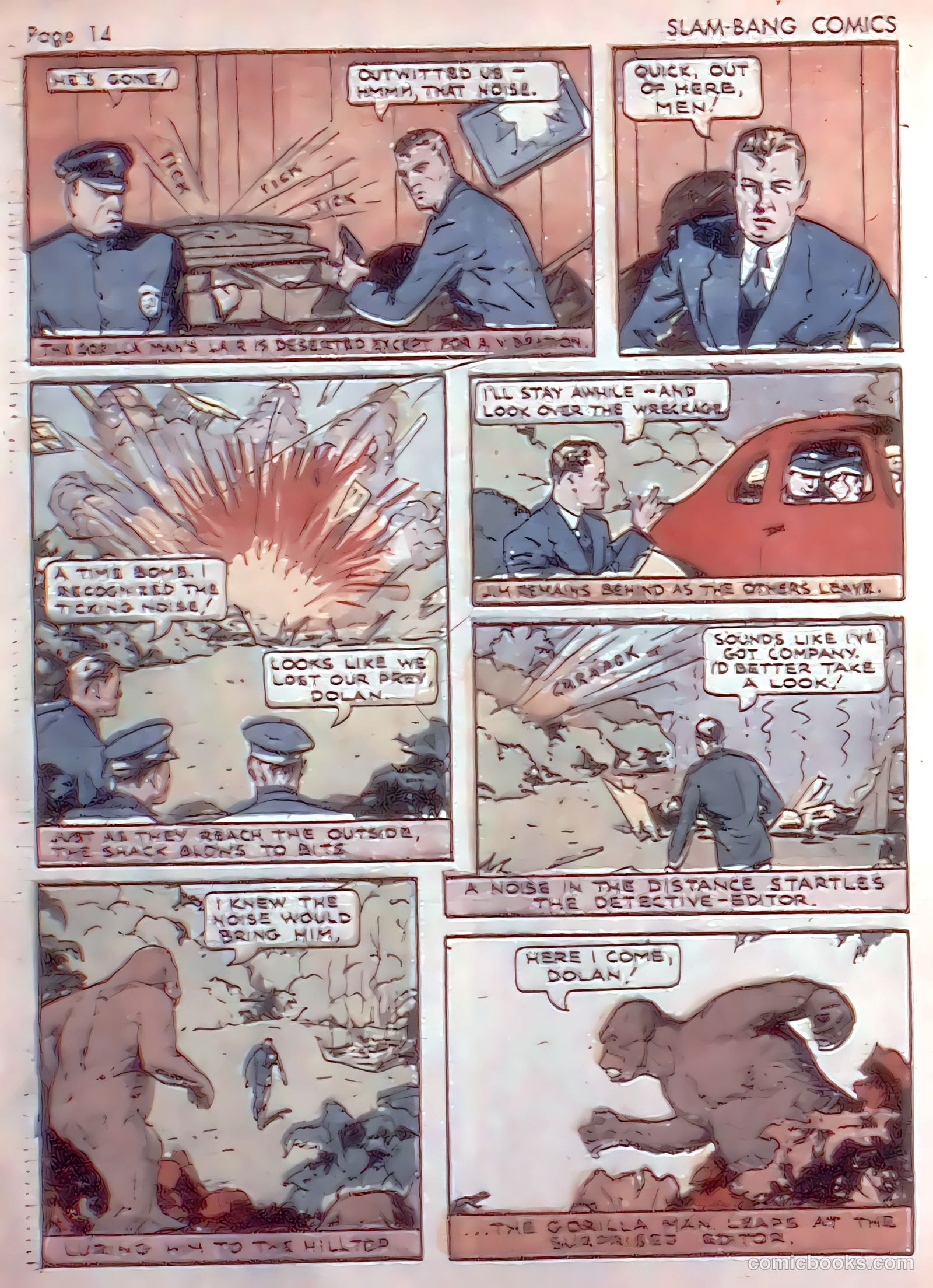 Slam-Bang Comics #5 (1940) — page 17 of 69