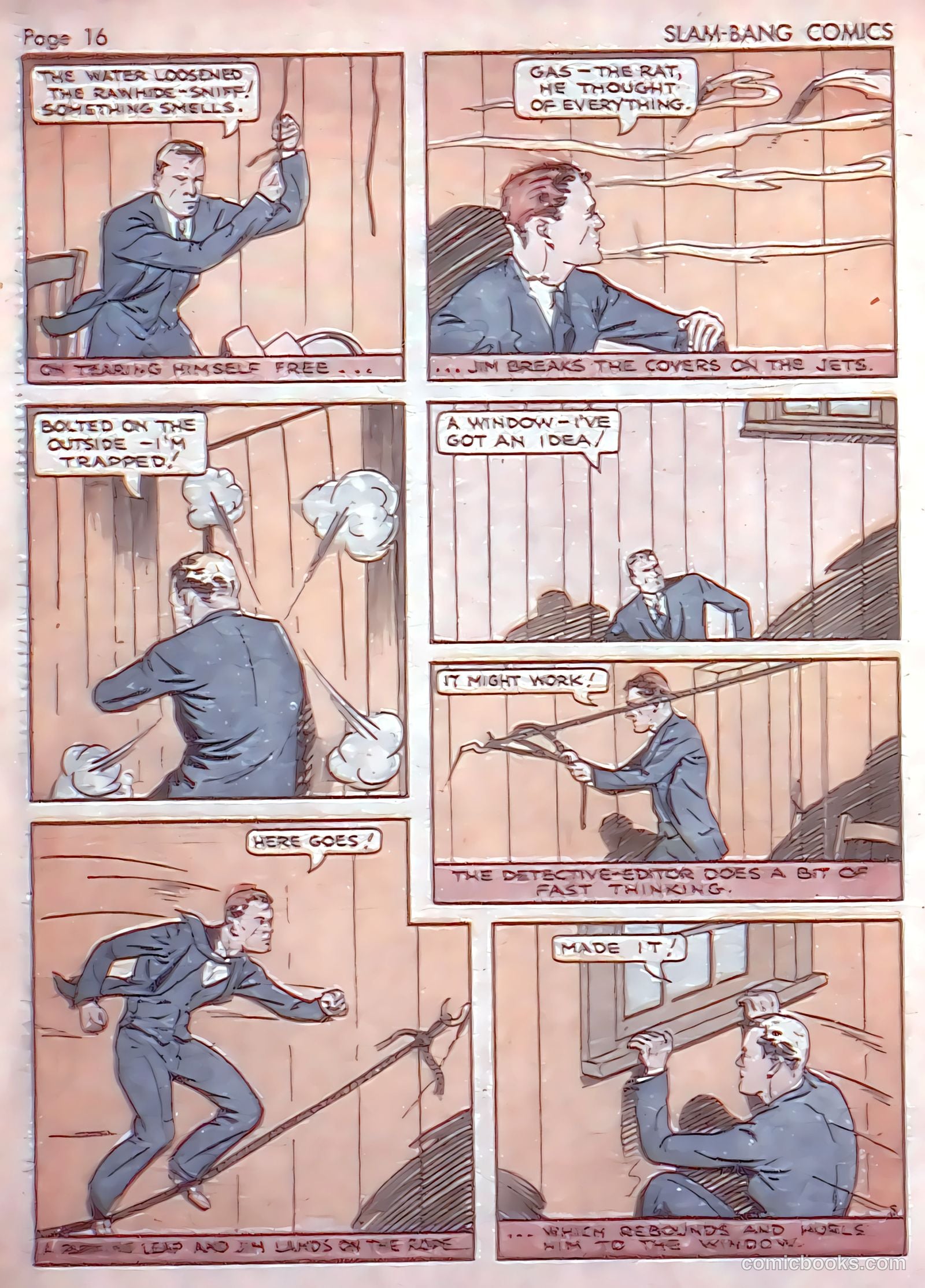 Slam-Bang Comics #5 (1940) — page 19 of 69