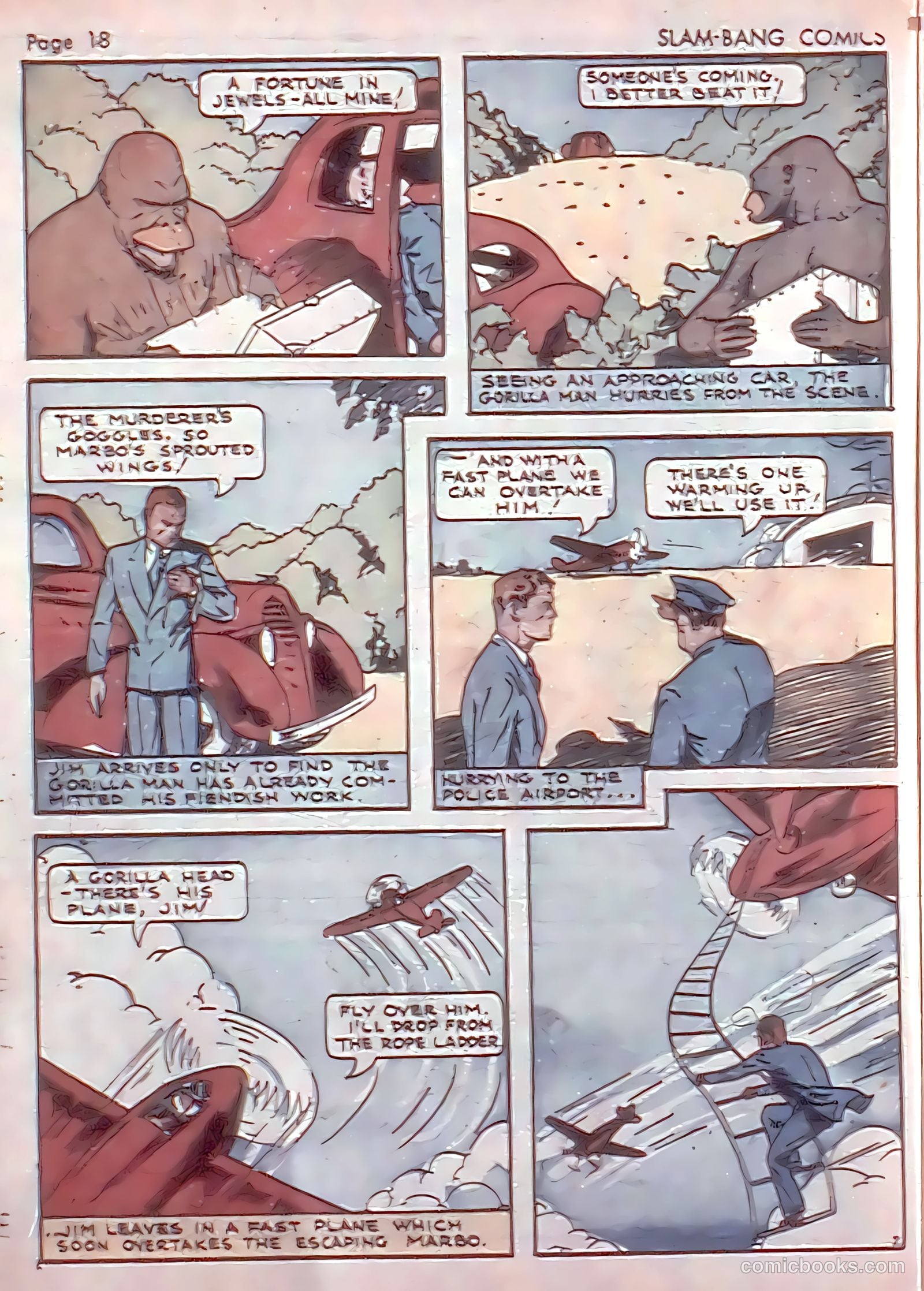 Slam-Bang Comics #5 (1940) — page 21 of 69