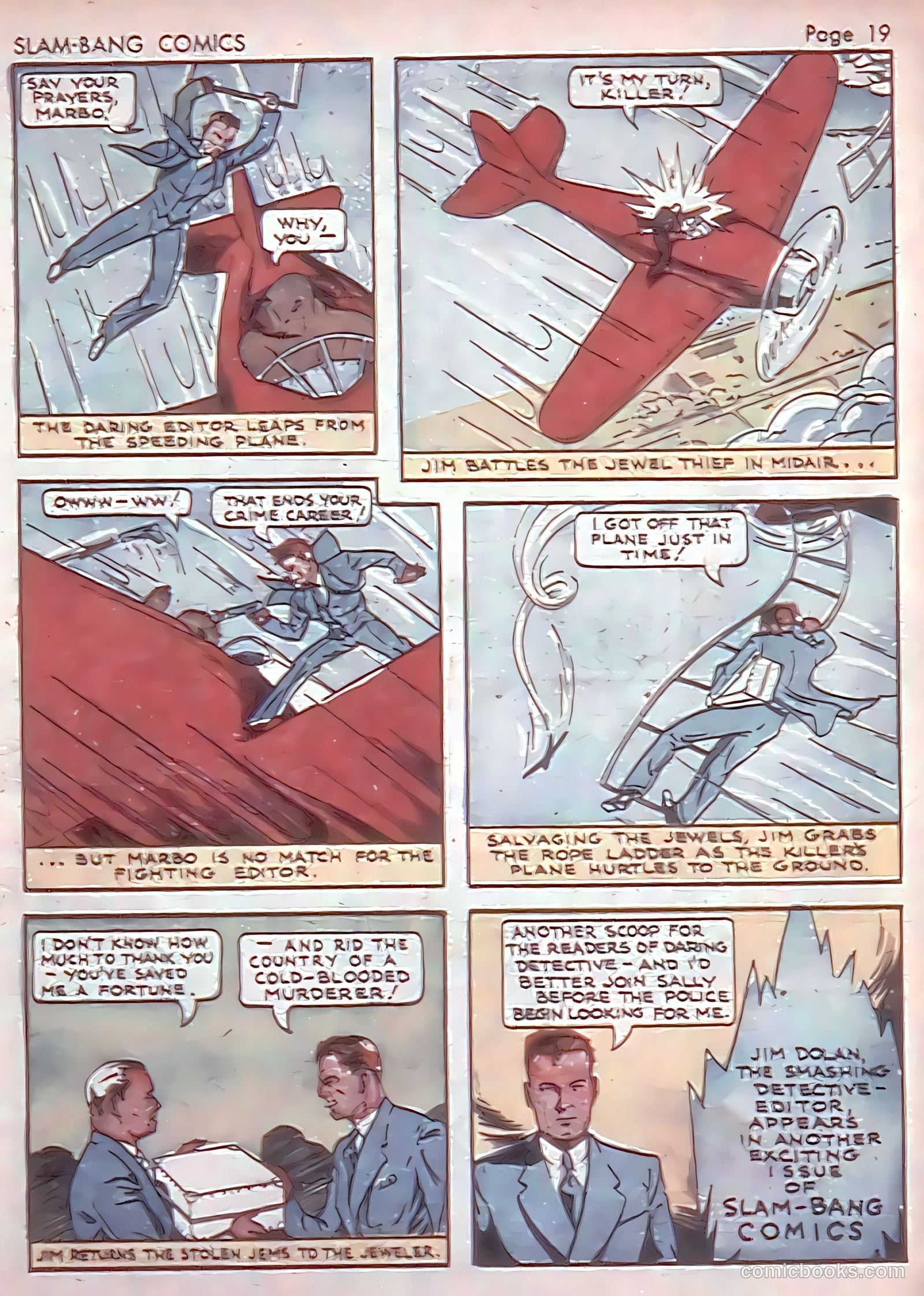 Slam-Bang Comics #5 (1940) — page 22 of 69