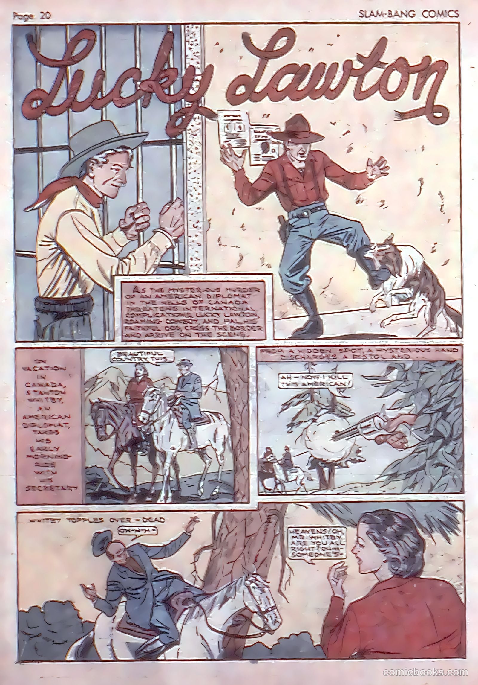 Slam-Bang Comics #5 (1940) — page 23 of 69