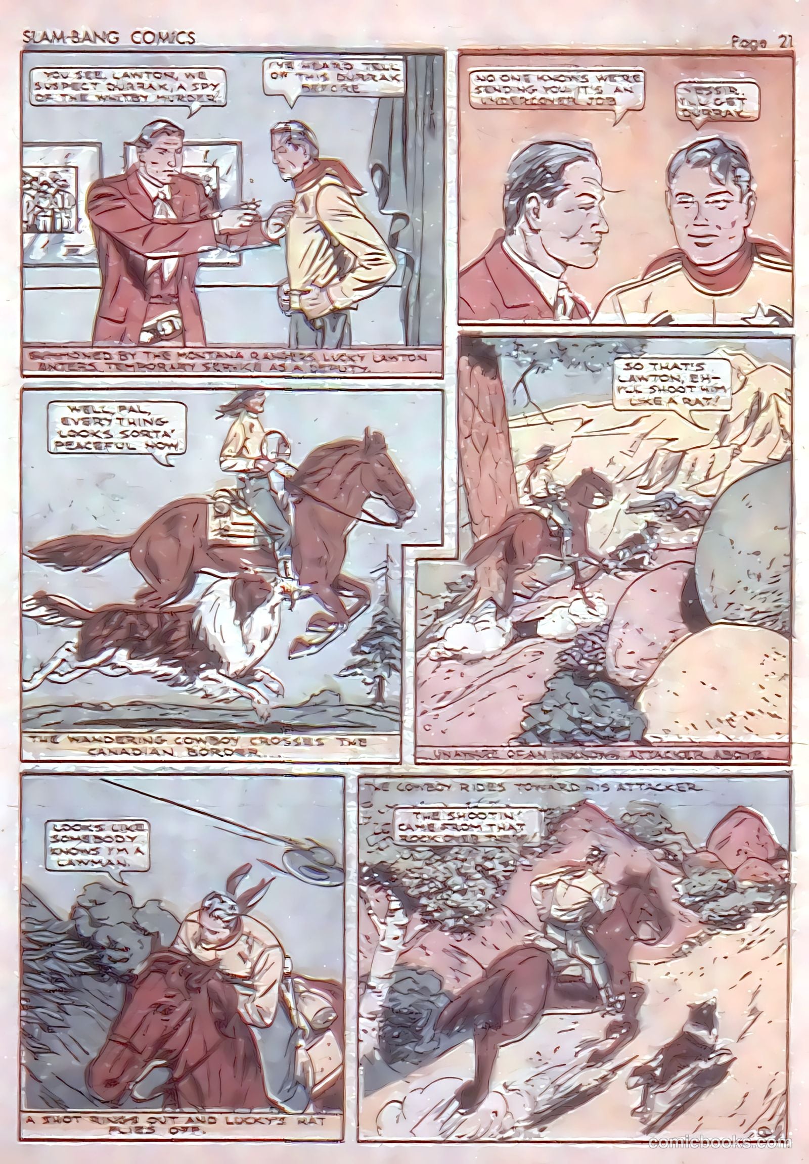 Slam-Bang Comics #5 (1940) — page 24 of 69