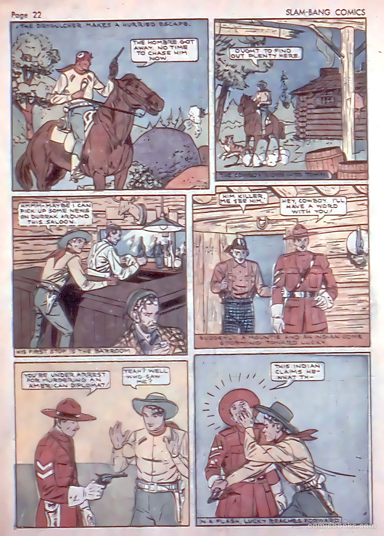 Slam-Bang Comics #5 (1940) — page 25 of 69