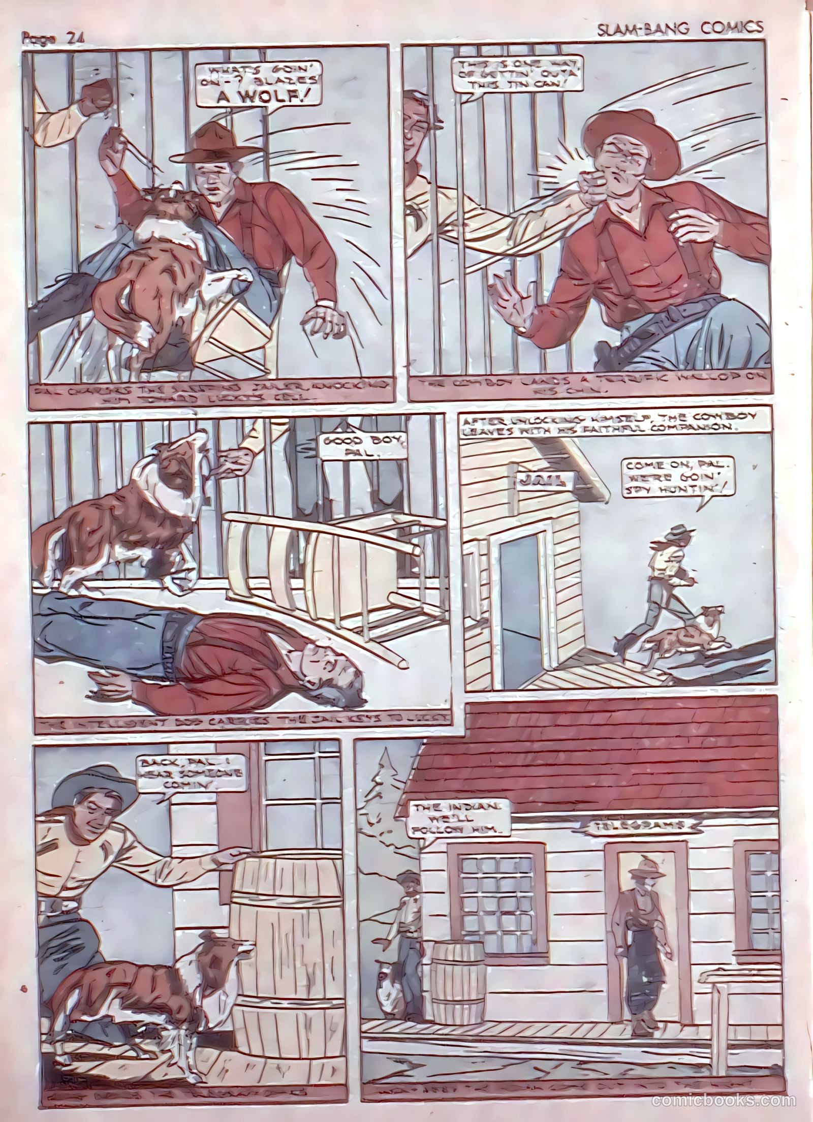 Slam-Bang Comics #5 (1940) — page 27 of 69