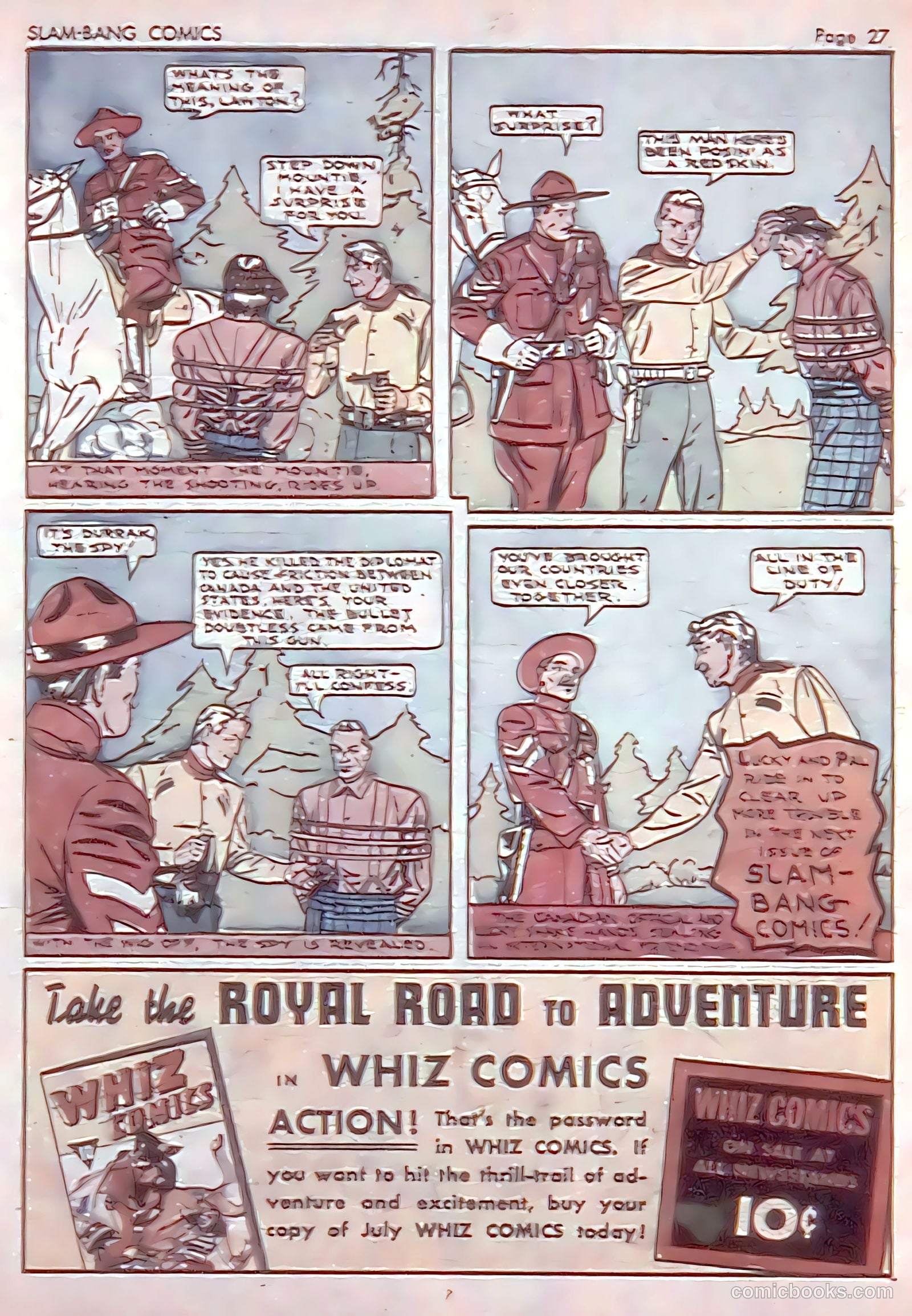 Slam-Bang Comics #5 (1940) — page 30 of 69
