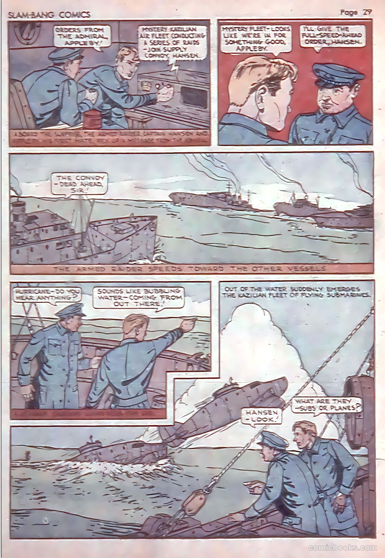 Slam-Bang Comics #5 (1940) — page 32 of 69