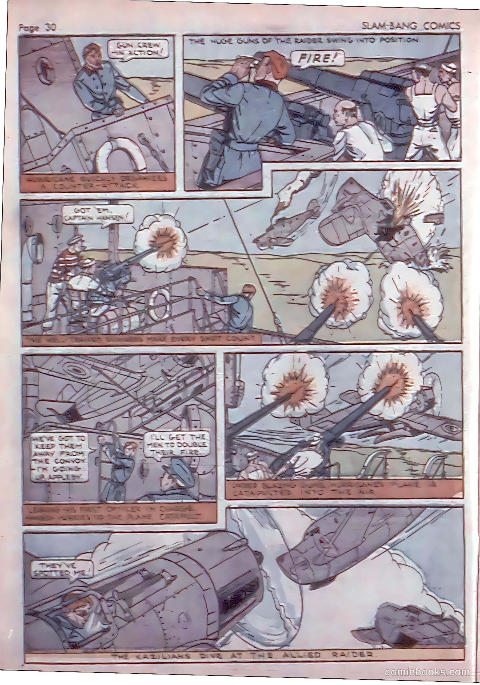 Slam-Bang Comics #5 (1940) — page 33 of 69