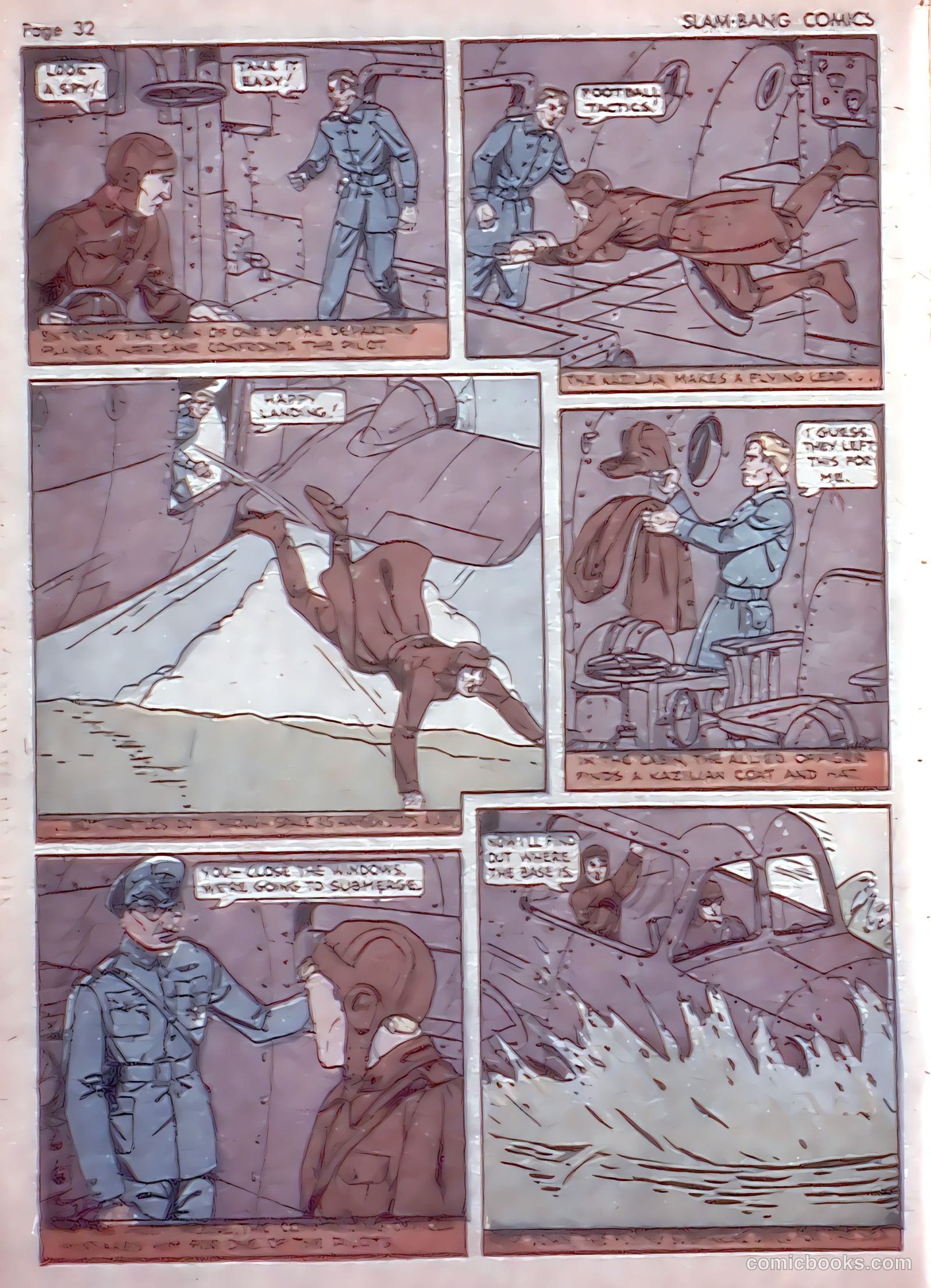 Slam-Bang Comics #5 (1940) — page 35 of 69