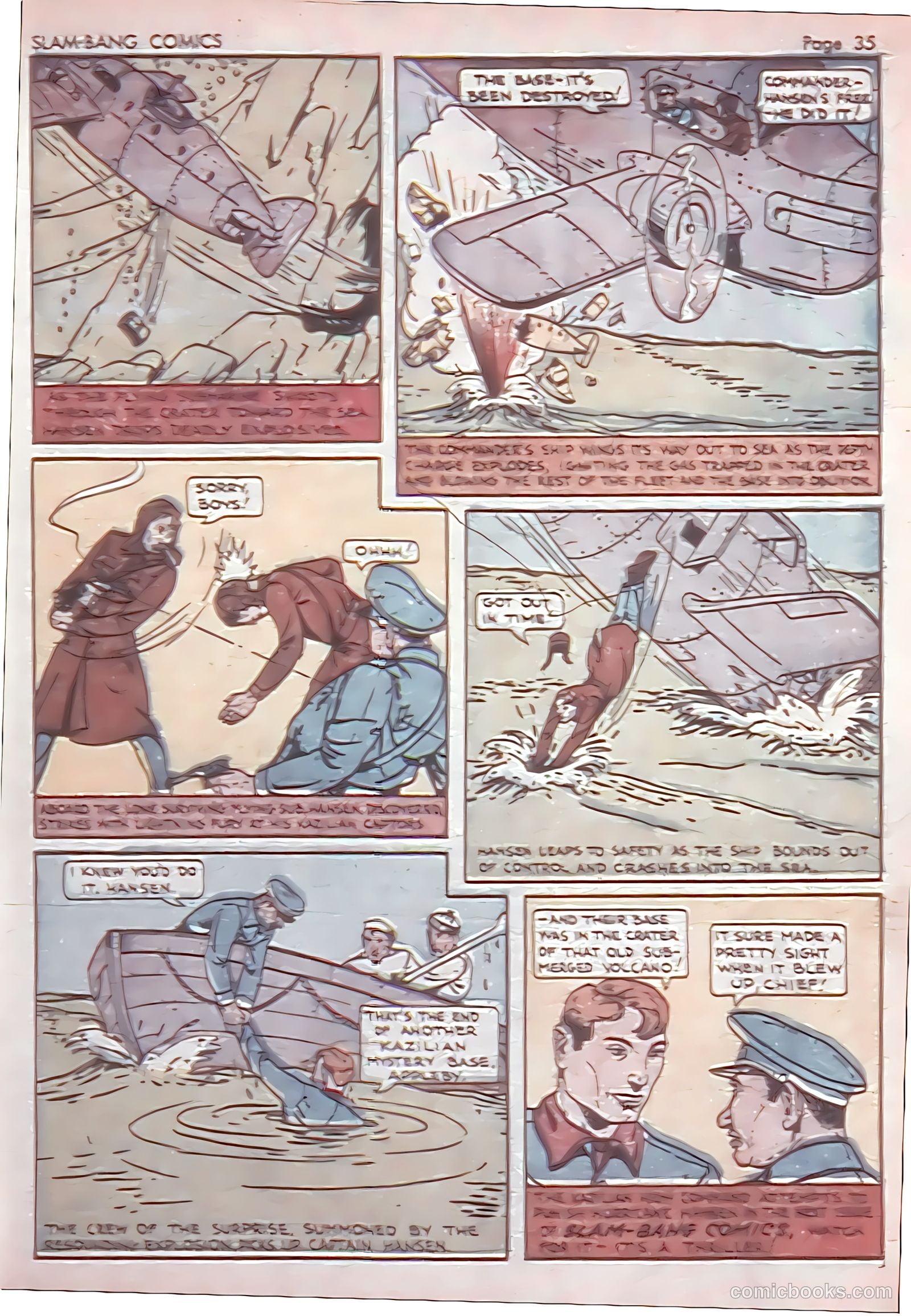 Slam-Bang Comics #5 (1940) — page 38 of 69