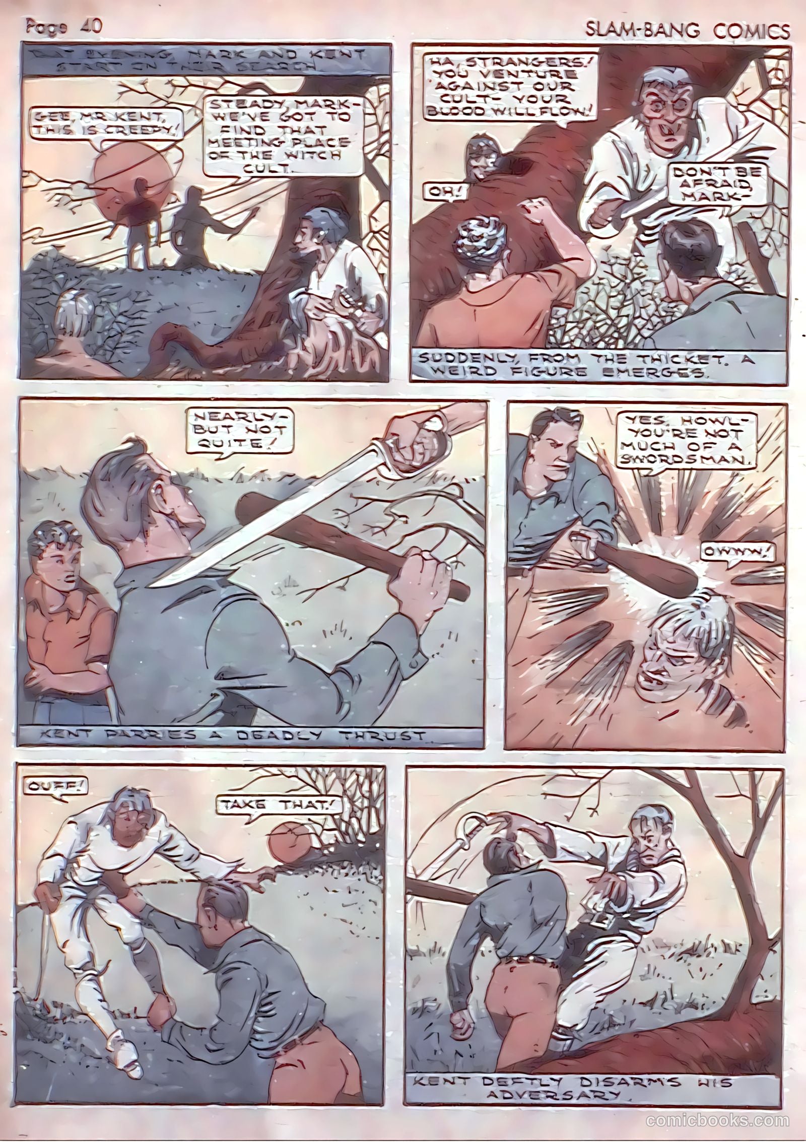 Slam-Bang Comics #5 (1940) — page 43 of 69