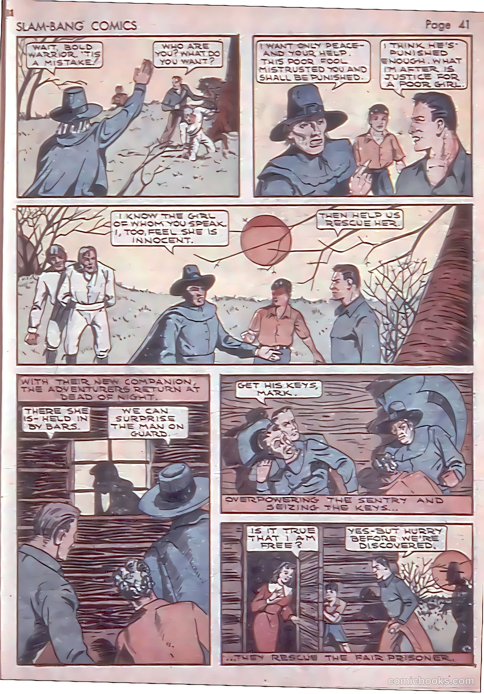 Slam-Bang Comics #5 (1940) — page 44 of 69