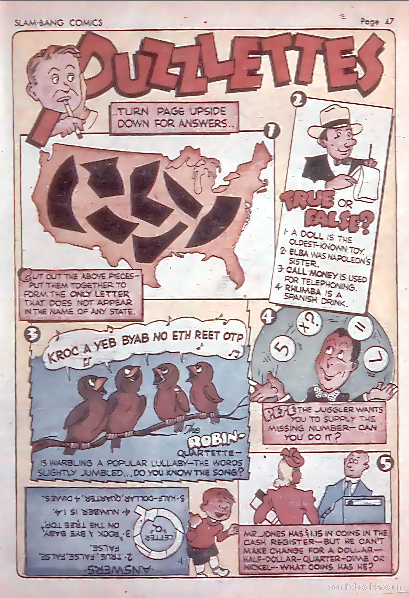 Slam-Bang Comics #5 (1940) — page 50 of 69