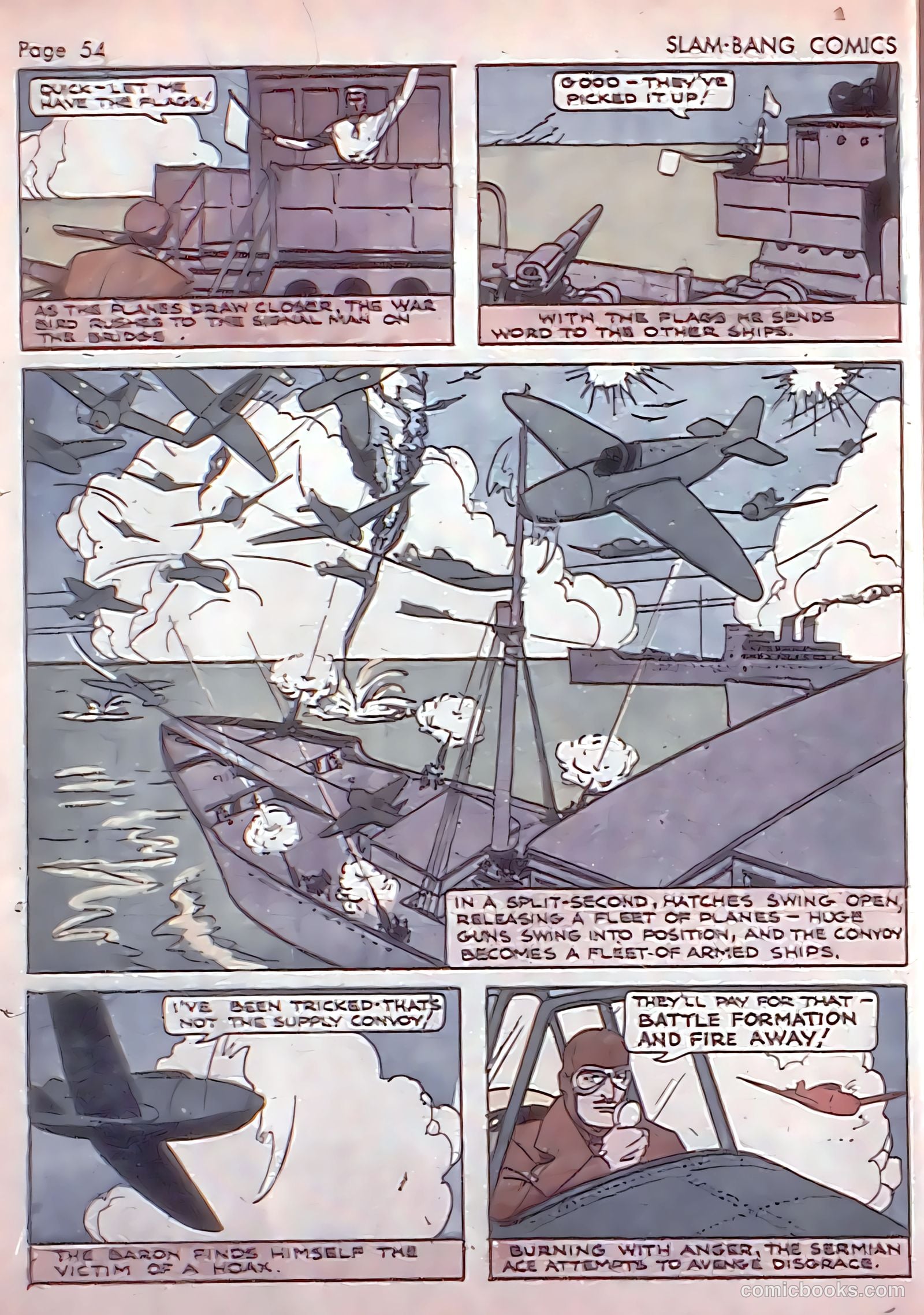 Slam-Bang Comics #5 (1940) — page 57 of 69