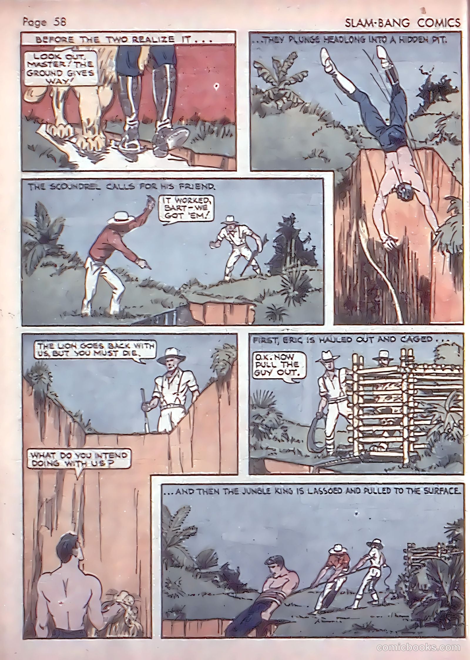 Slam-Bang Comics #5 (1940) — page 61 of 69