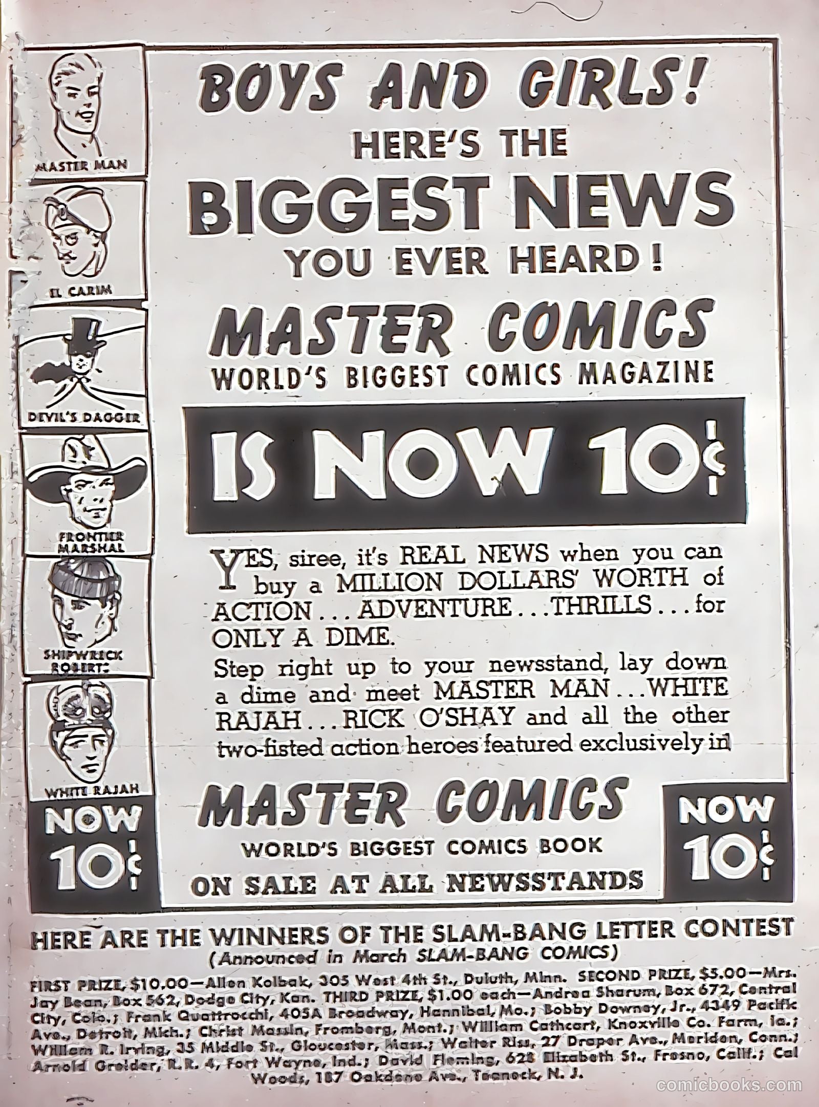 Slam-Bang Comics #5 (1940) — page 68 of 69