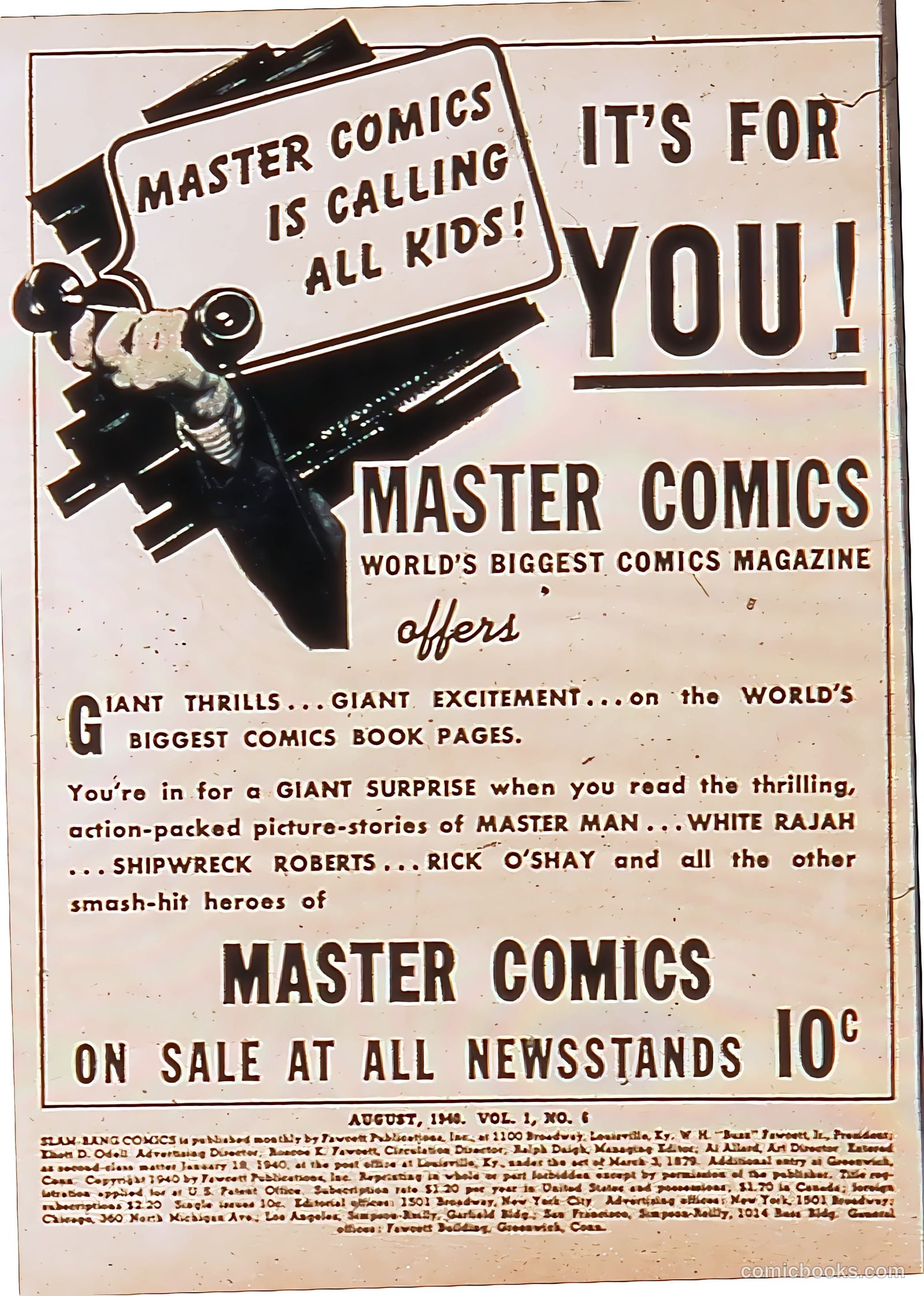 Slam-Bang Comics #6 (1940) — page 3 of 69