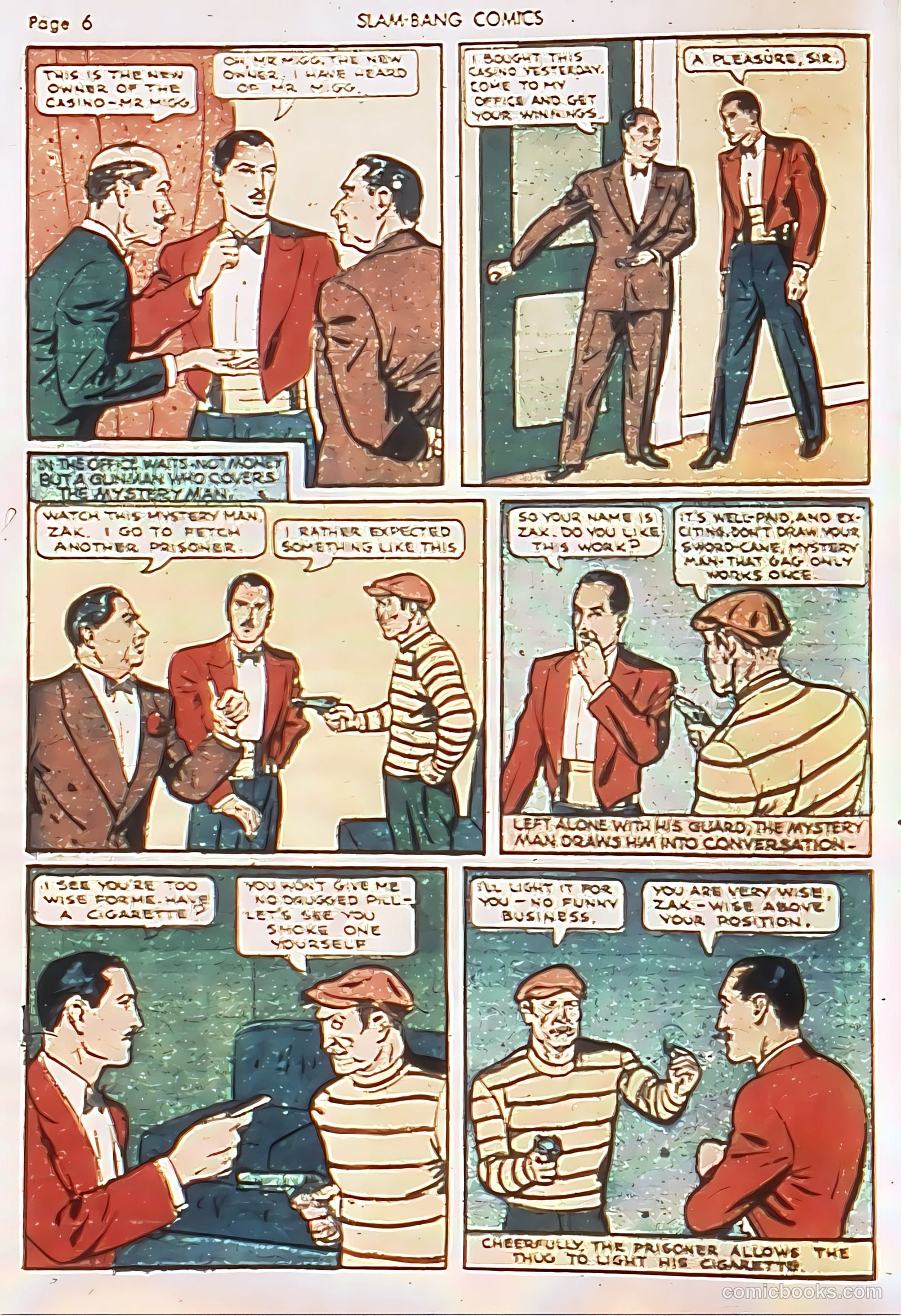Slam-Bang Comics #6 (1940) — page 9 of 69