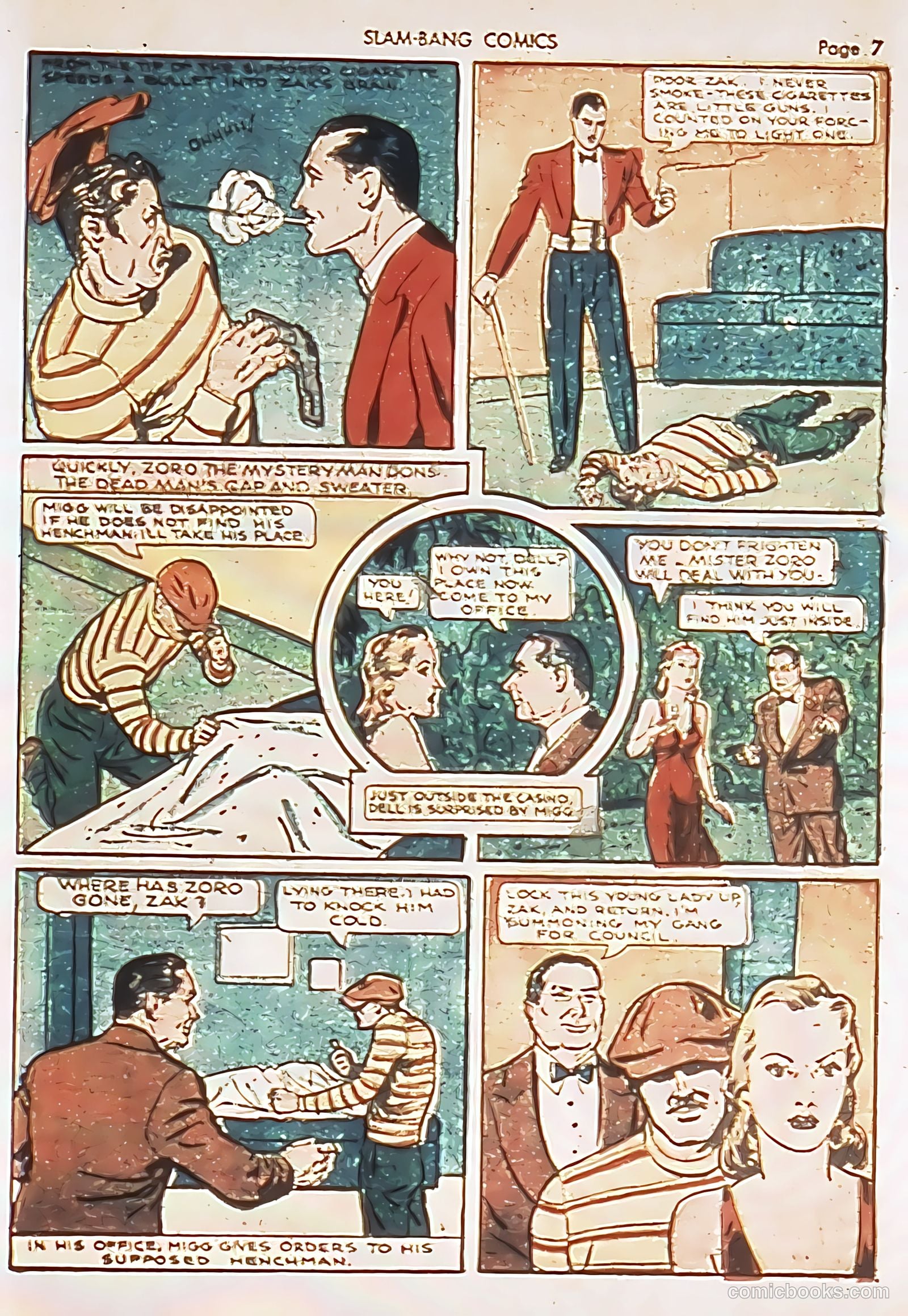 Slam-Bang Comics #6 (1940) — page 10 of 69