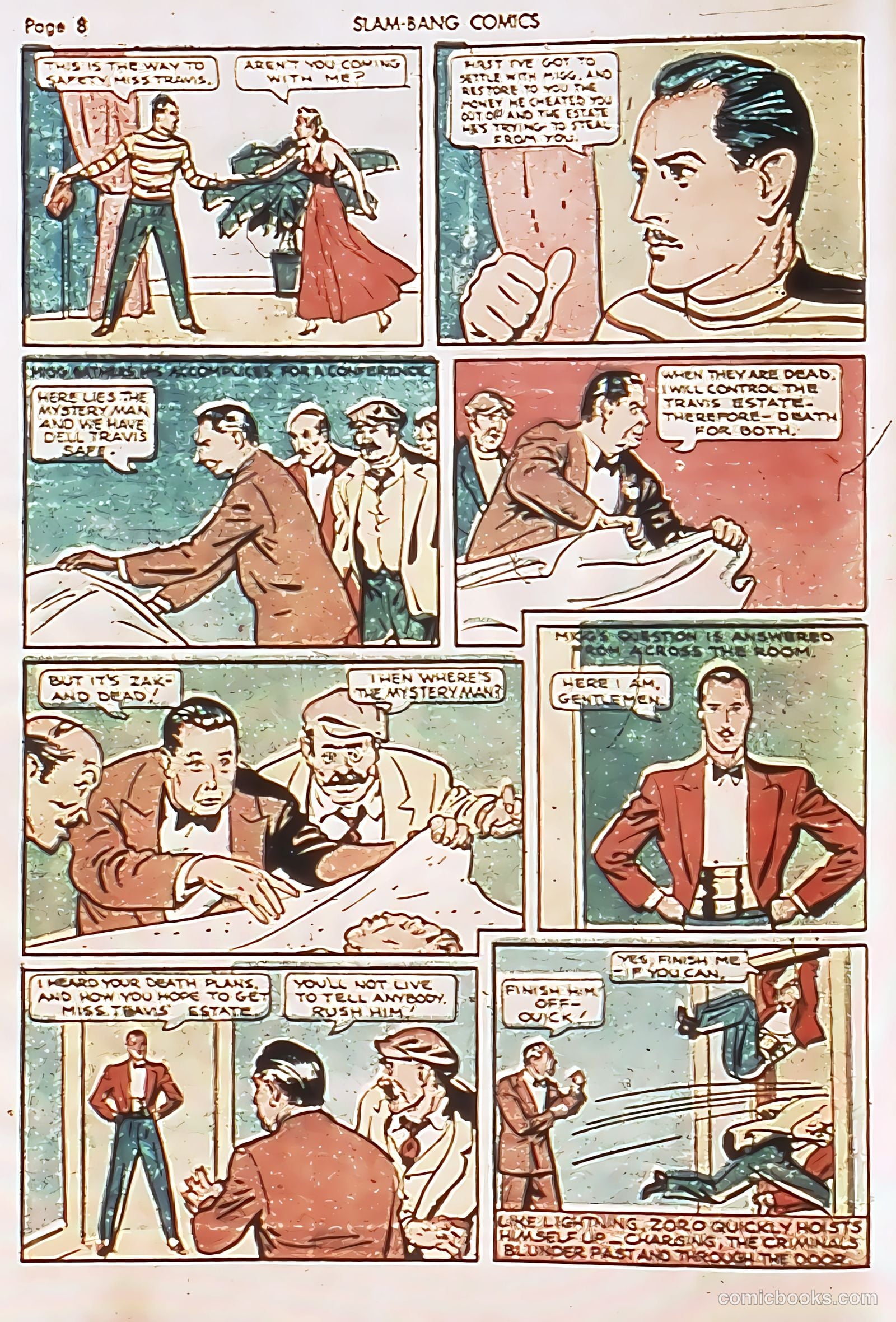Slam-Bang Comics #6 (1940) — page 11 of 69