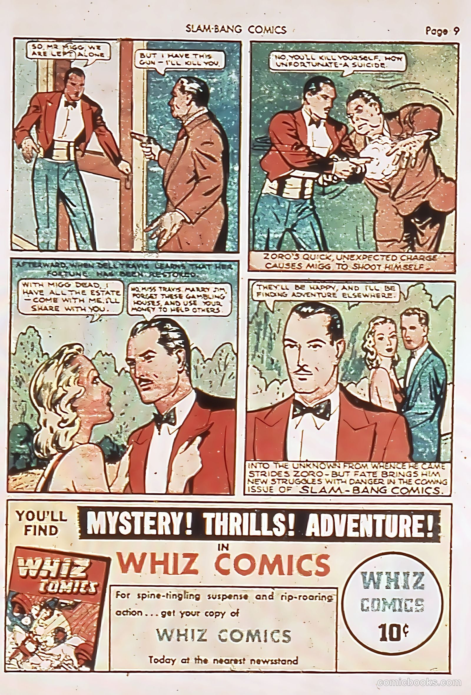 Slam-Bang Comics #6 (1940) — page 12 of 69