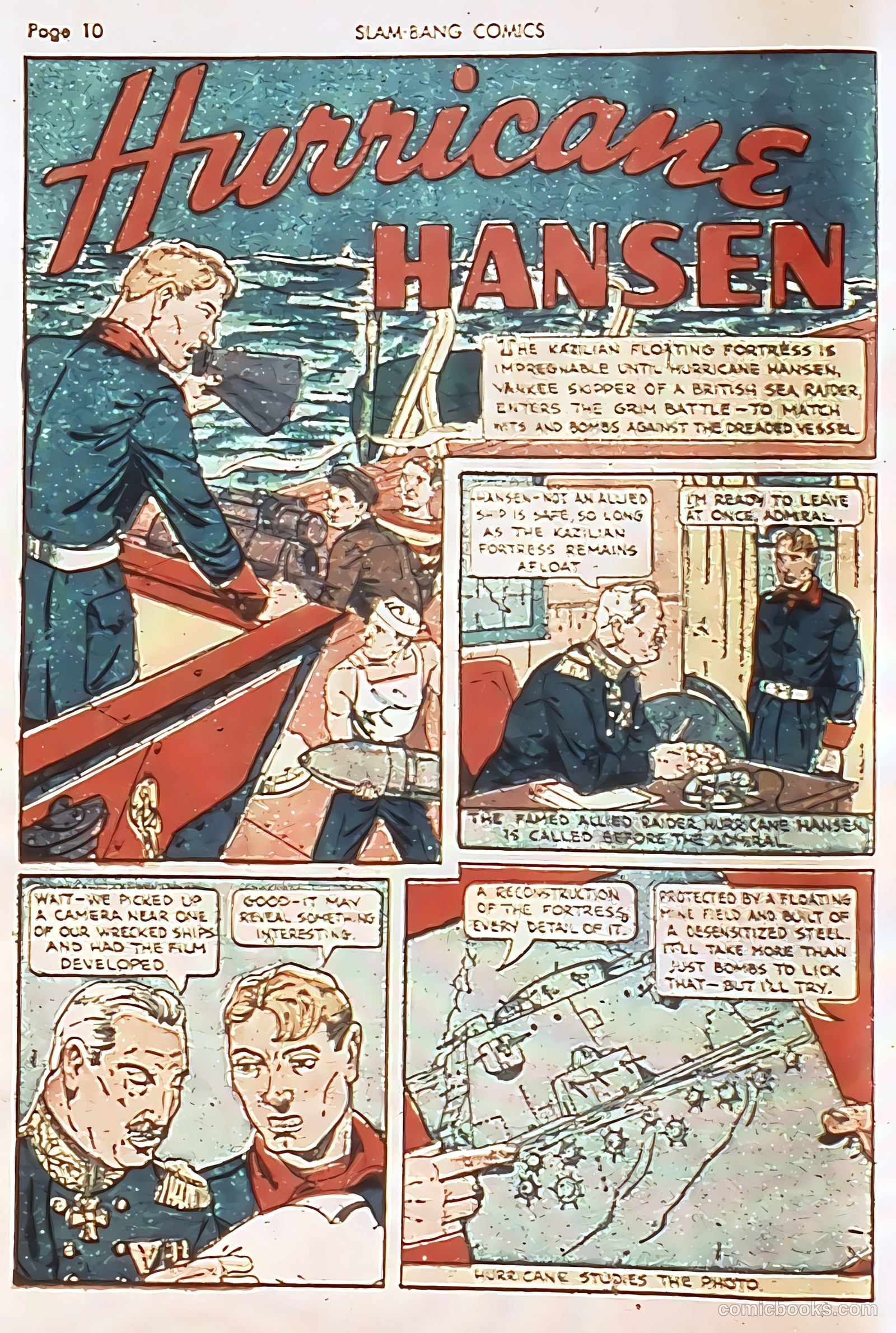 Slam-Bang Comics #6 (1940) — page 13 of 69