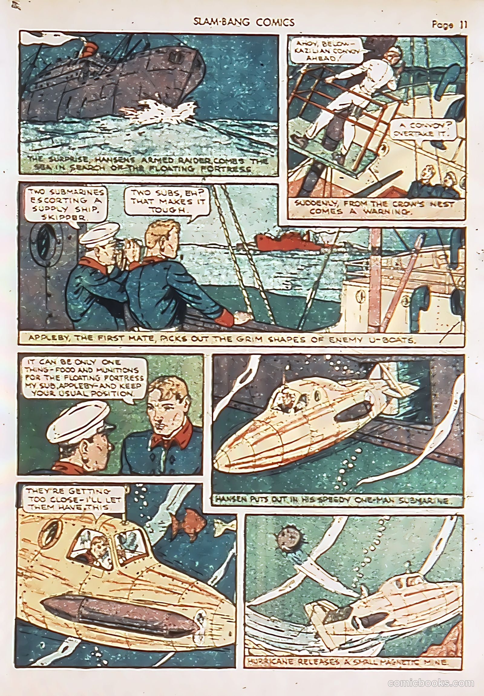 Slam-Bang Comics #6 (1940) — page 14 of 69